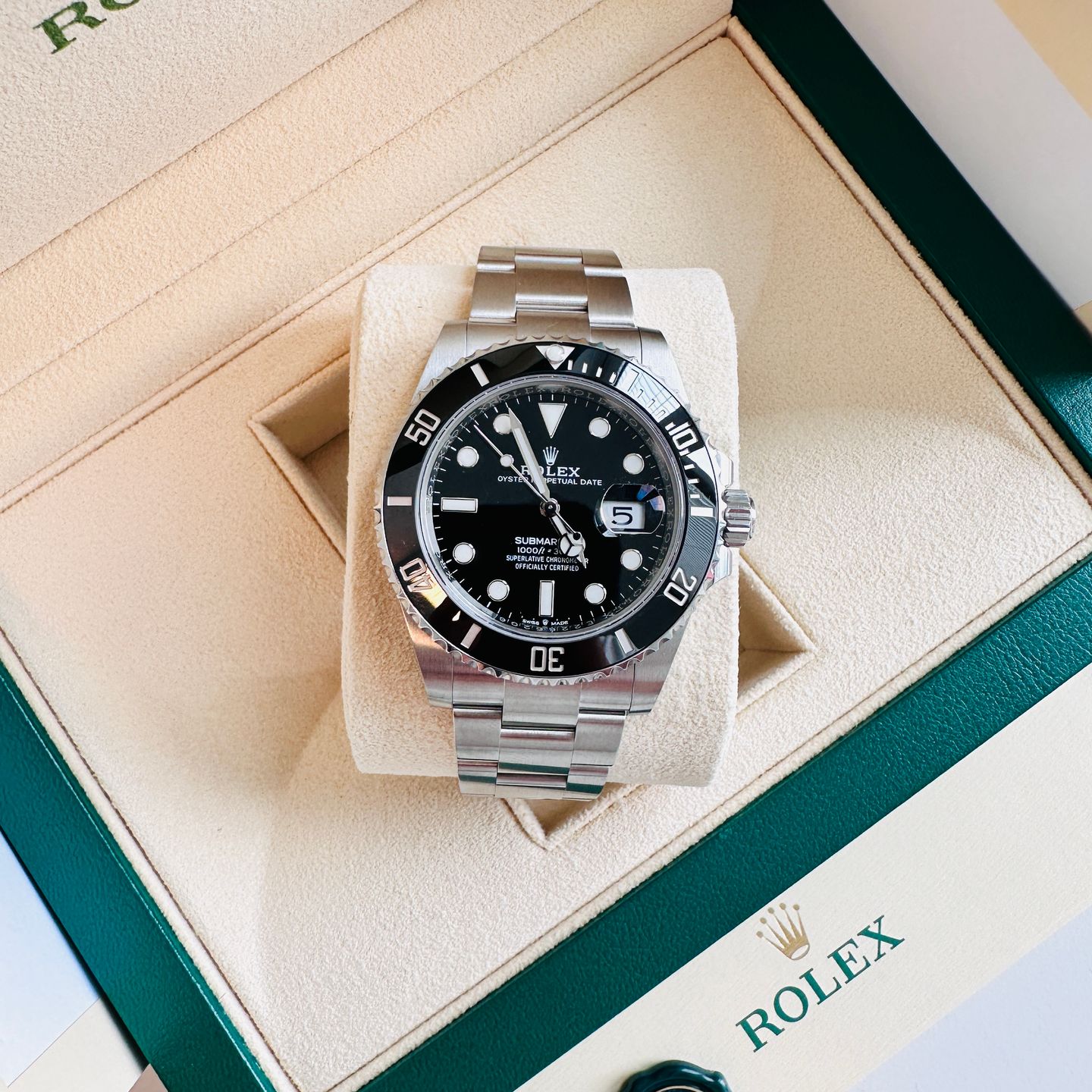 Rolex Submariner Date 126610LN (2023) - Zwart wijzerplaat 41mm Staal (1/3)