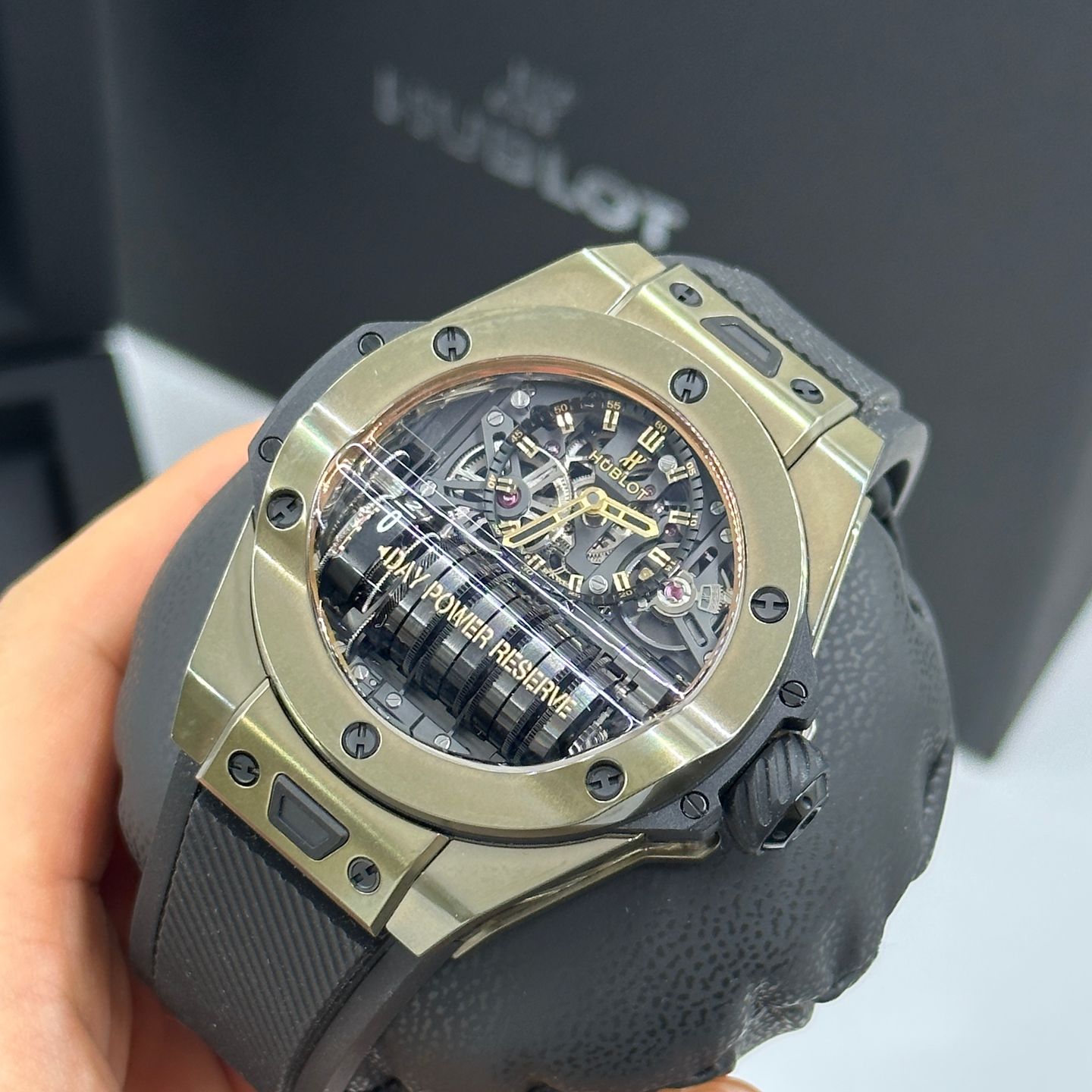 Hublot MP Collection 911.MX.0138.RX (2024) - Transparant wijzerplaat 45mm Geelgoud (4/8)