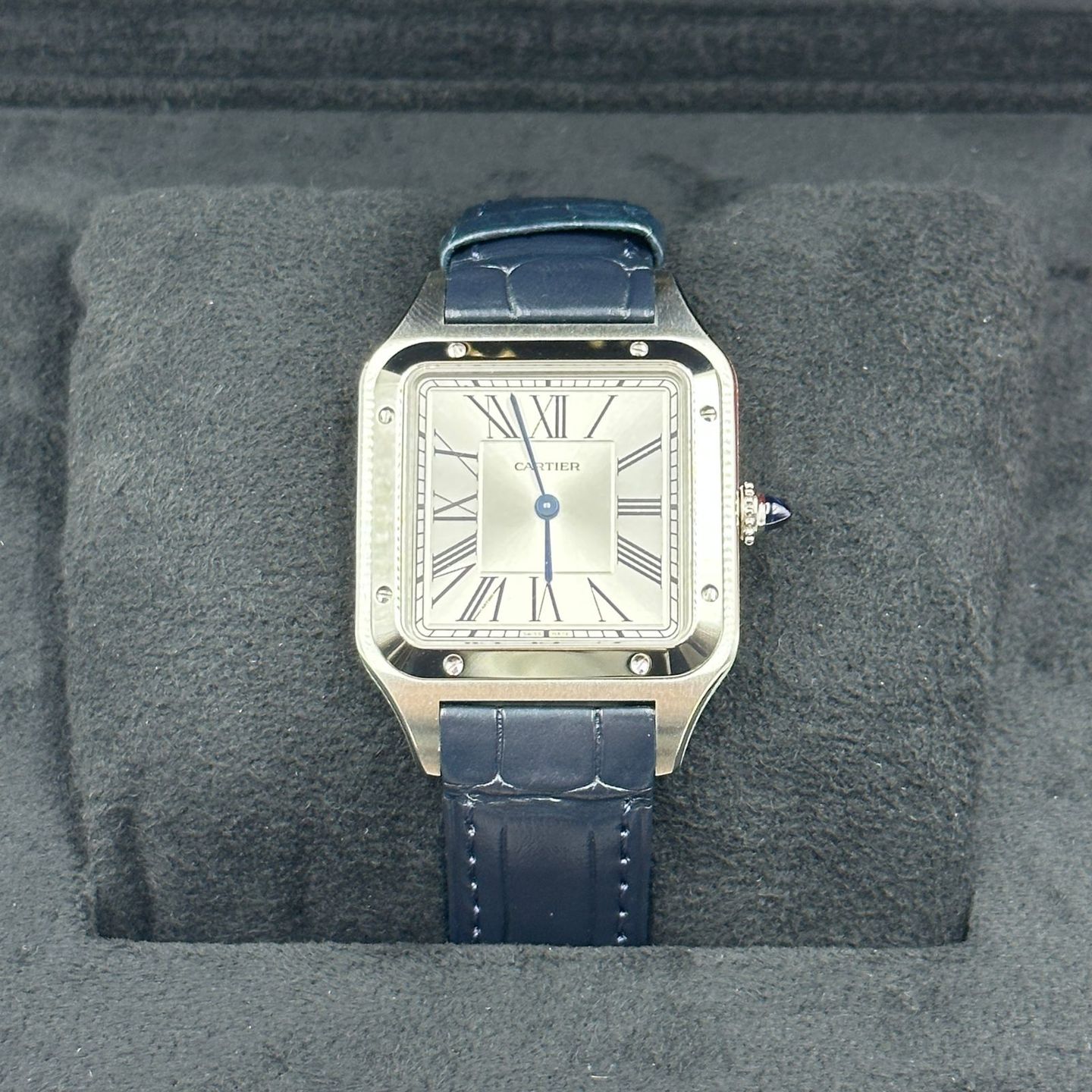 Cartier Santos Dumont WSSA0085 (2025) - Zilver wijzerplaat 31mm Staal (1/3)