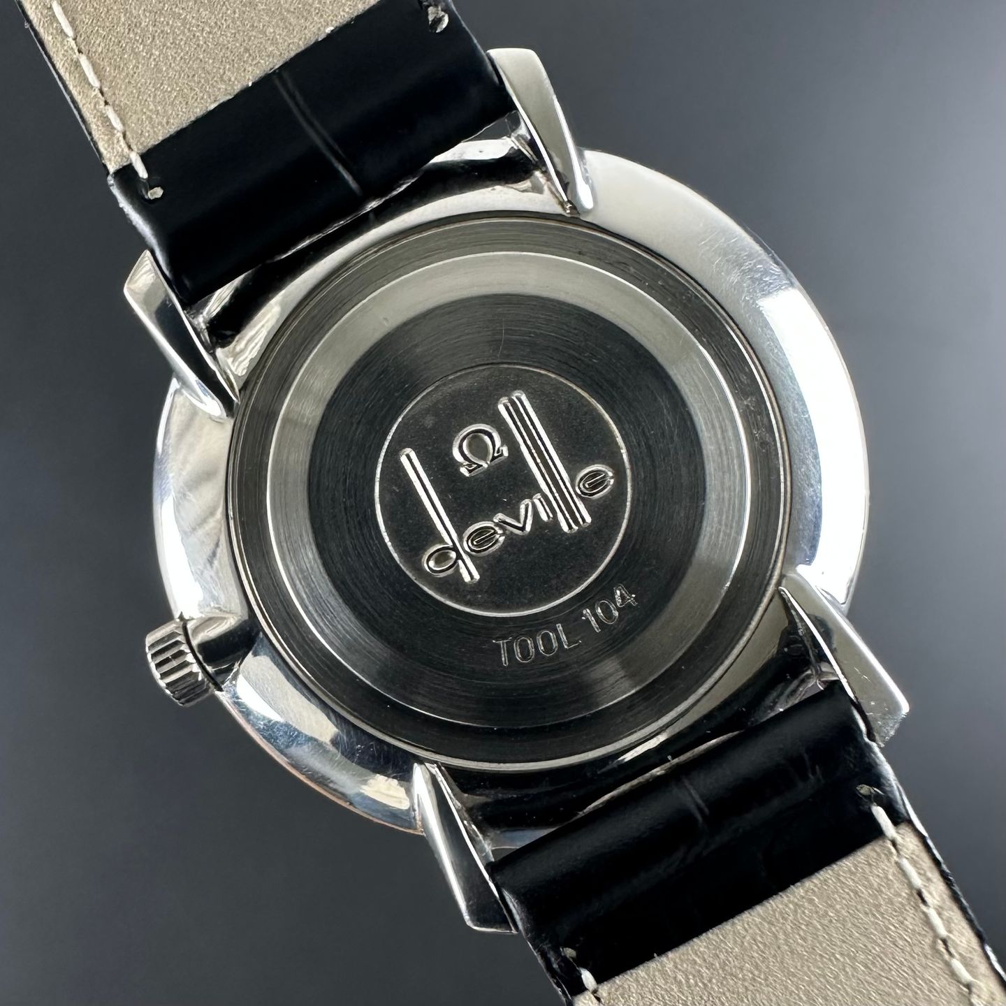 Omega De Ville 115.0001 (1973) - Grijs wijzerplaat 33mm Staal (3/8)