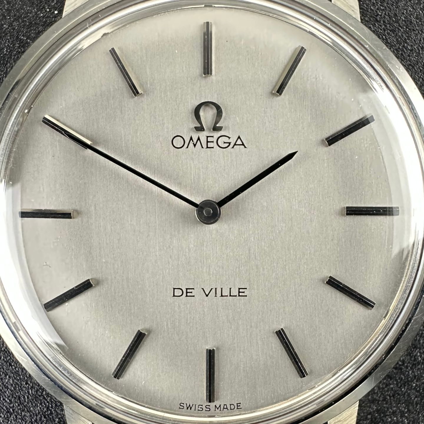 Omega De Ville 115.0001 (1973) - Grijs wijzerplaat 33mm Staal (8/8)