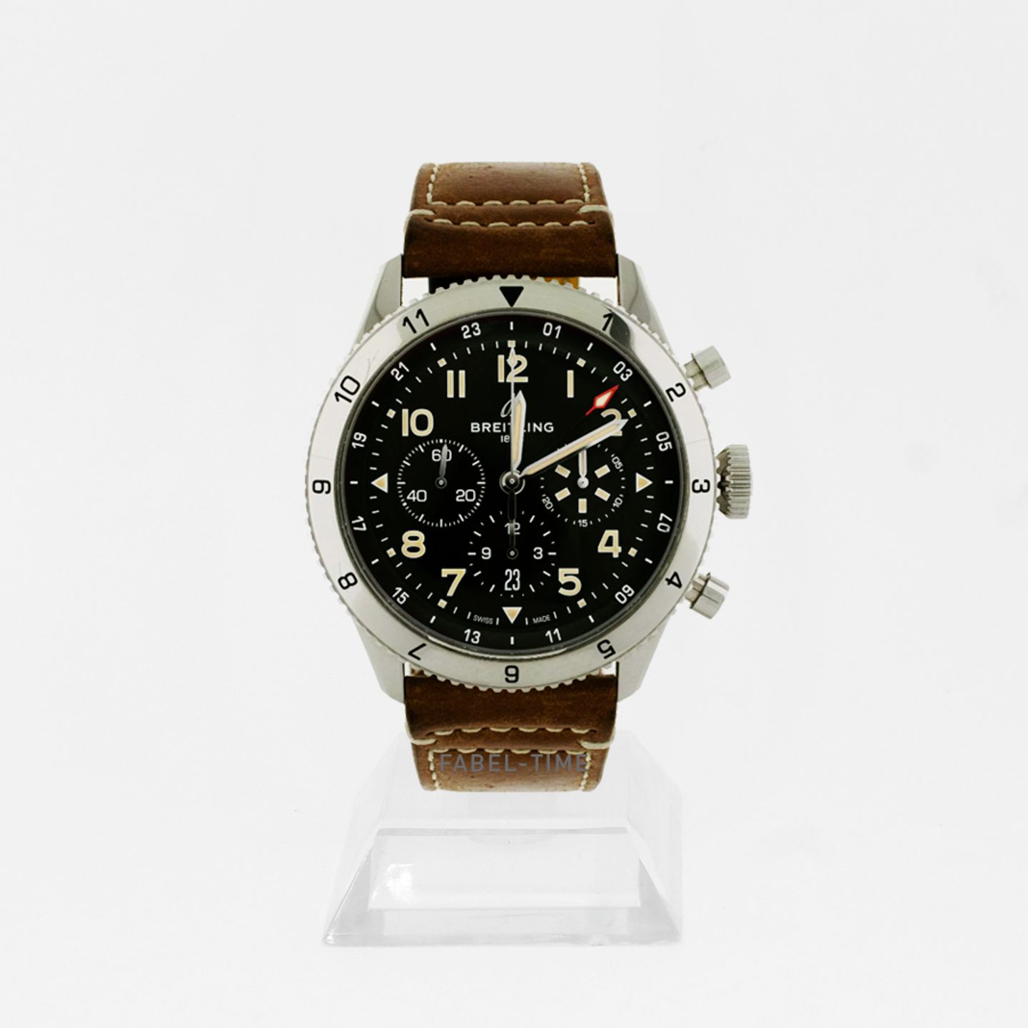 Breitling Super Avi AB04453A1B1X1 (2024) - Zwart wijzerplaat 46mm Staal (1/1)