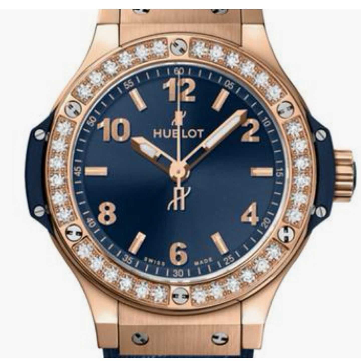 Hublot Big Bang 38 mm 361.PX.7180.LR.1204 (2024) - Blauw wijzerplaat 38mm Roségoud (1/1)