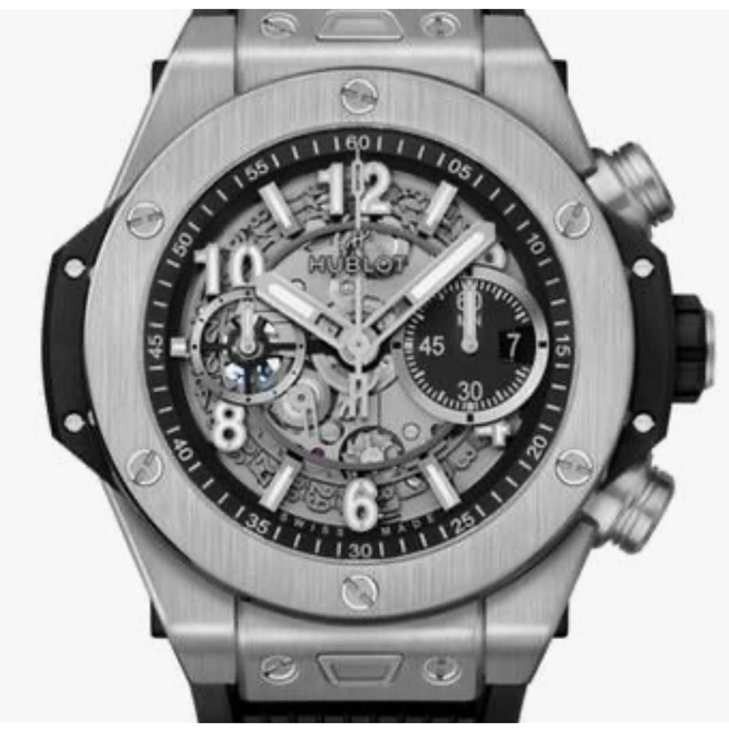 Hublot Big Bang Unico 421.NX.1170.RX (2024) - Transparant wijzerplaat 44mm Titanium (1/1)