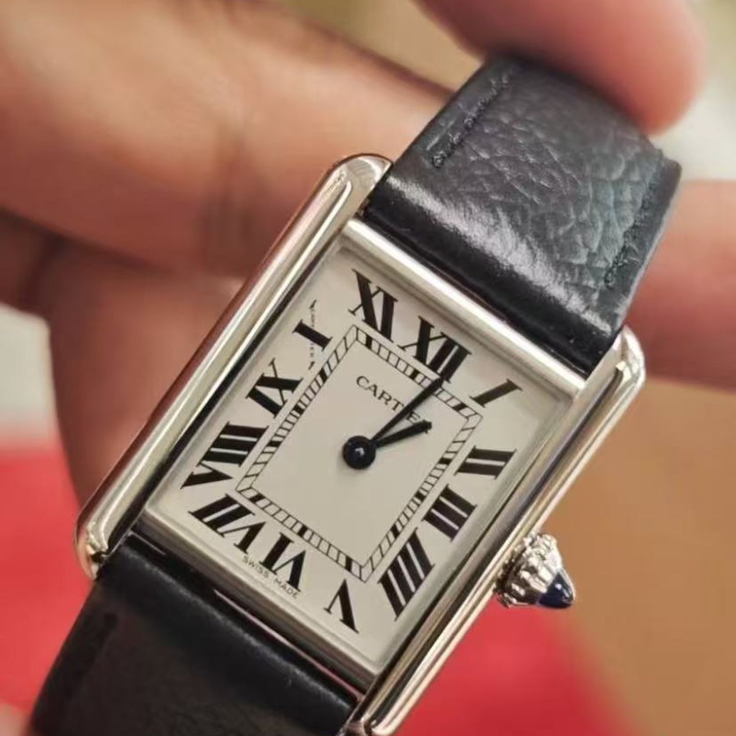 Cartier Tank WSTA0119 (2025) - Black dial 40 mm Steel case (1/1)
