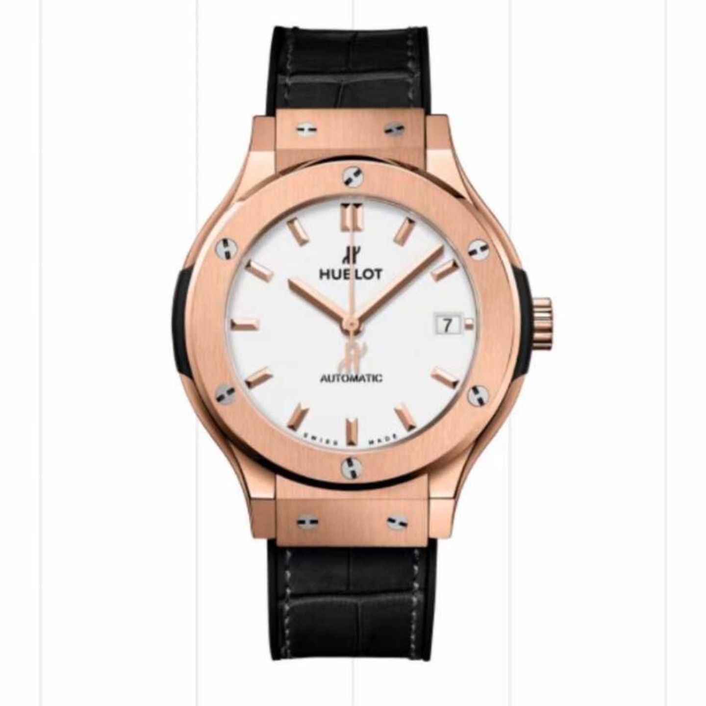 Hublot Classic Fusion 565.OX.2611.LR (2023) - Zilver wijzerplaat 38mm Roségoud (1/1)