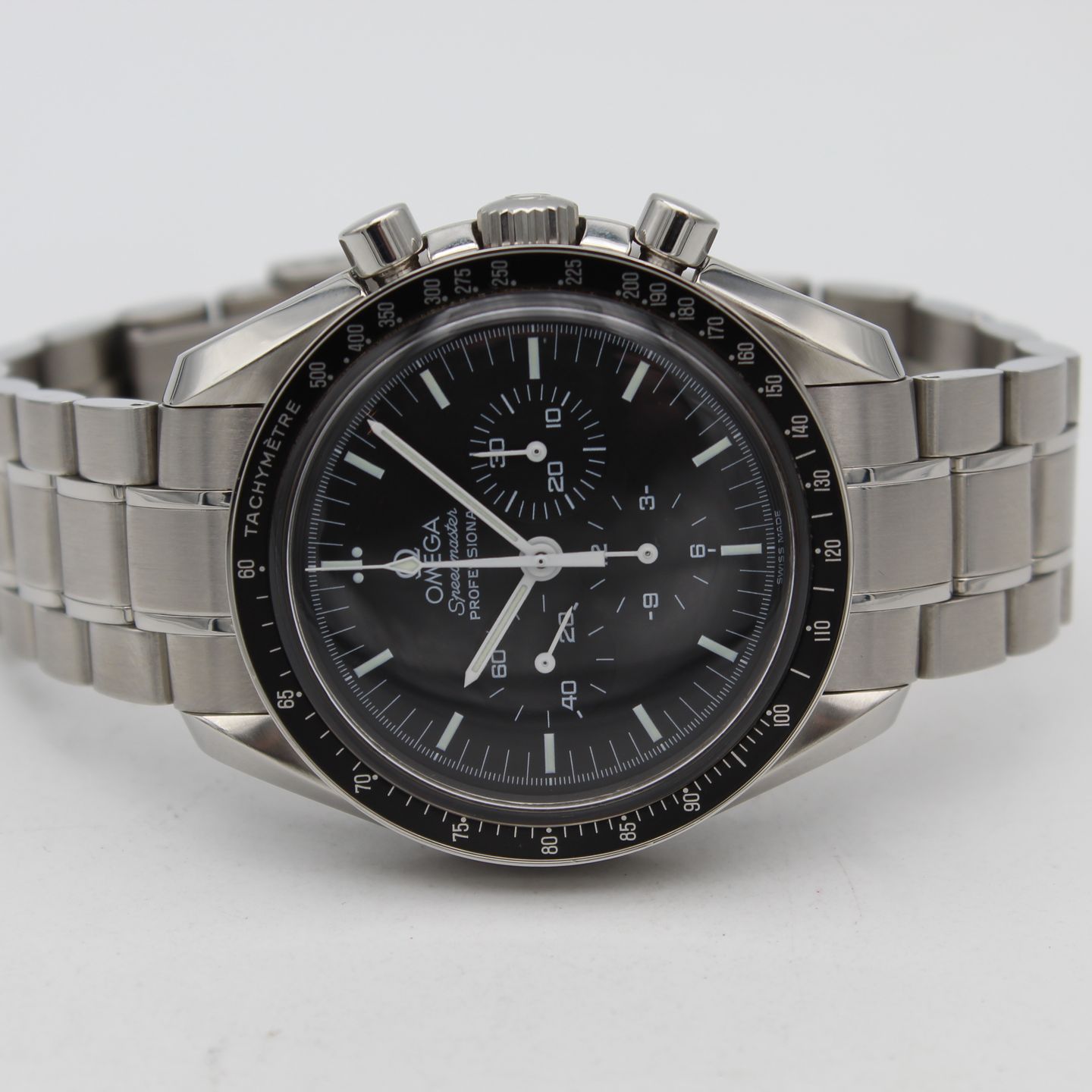 Omega Speedmaster Professional Moonwatch 3570.50.00 (2002) - Black dial 42 mm Steel case (7/8)