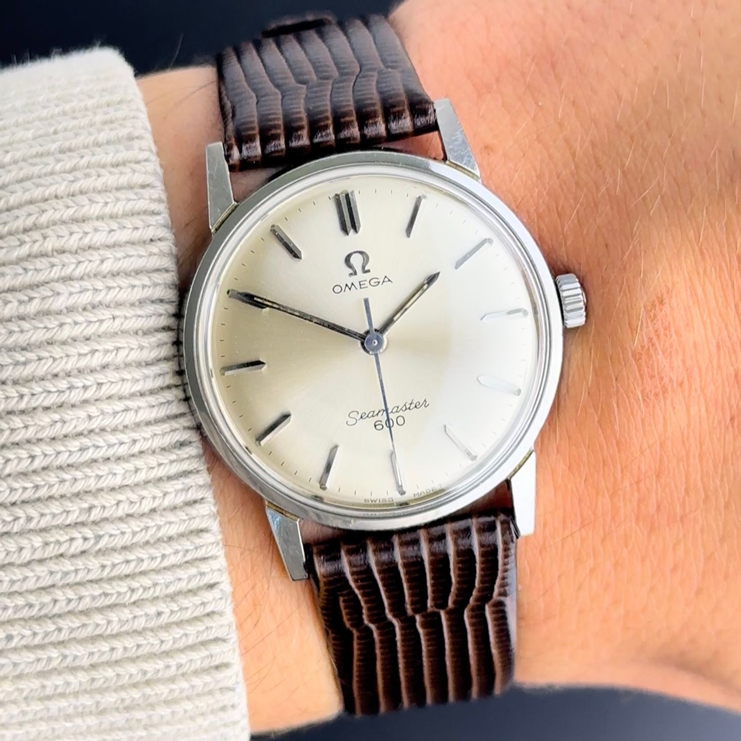 Omega Seamaster 135.012 (1968) - White dial 33 mm Steel case (2/8)