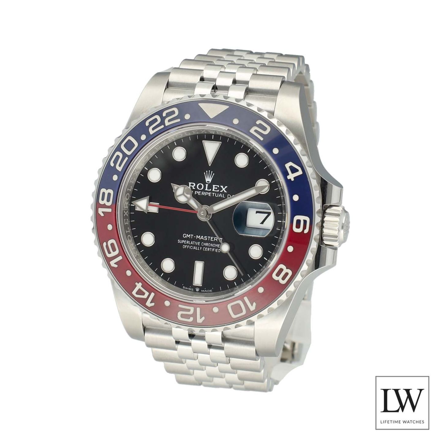 Rolex GMT-Master II 126710BLRO (2024) - Zwart wijzerplaat 40mm Staal (3/8)