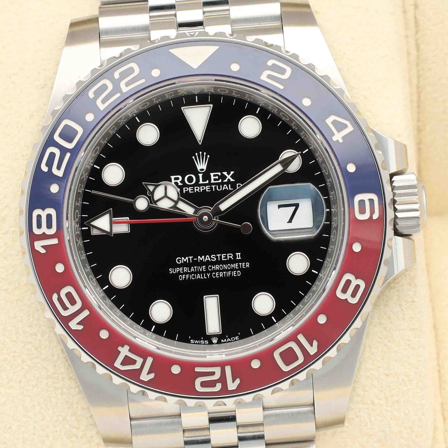 Rolex GMT-Master II 126710BLRO (2024) - Zwart wijzerplaat 40mm Staal (1/8)