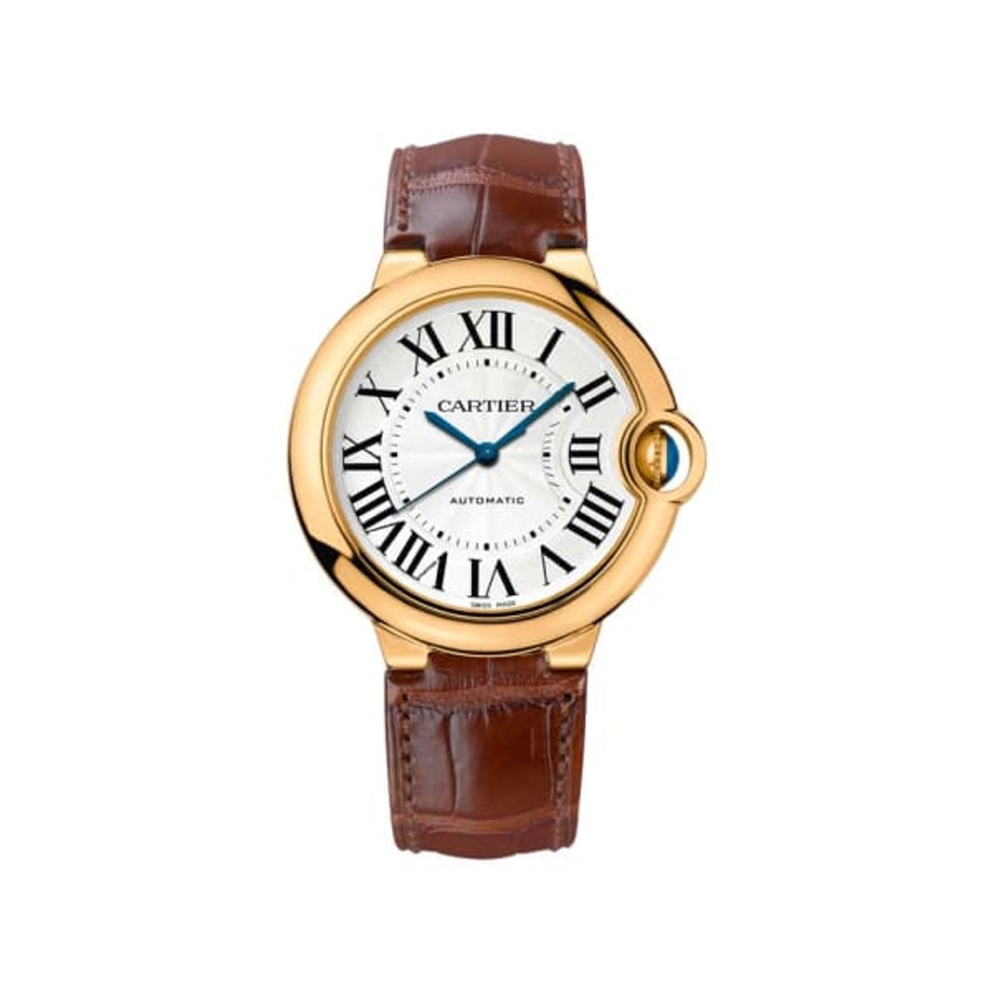 Cartier Ballon Bleu 36mm W6900356 (2014) - Zilver wijzerplaat 36mm Geelgoud (1/1)