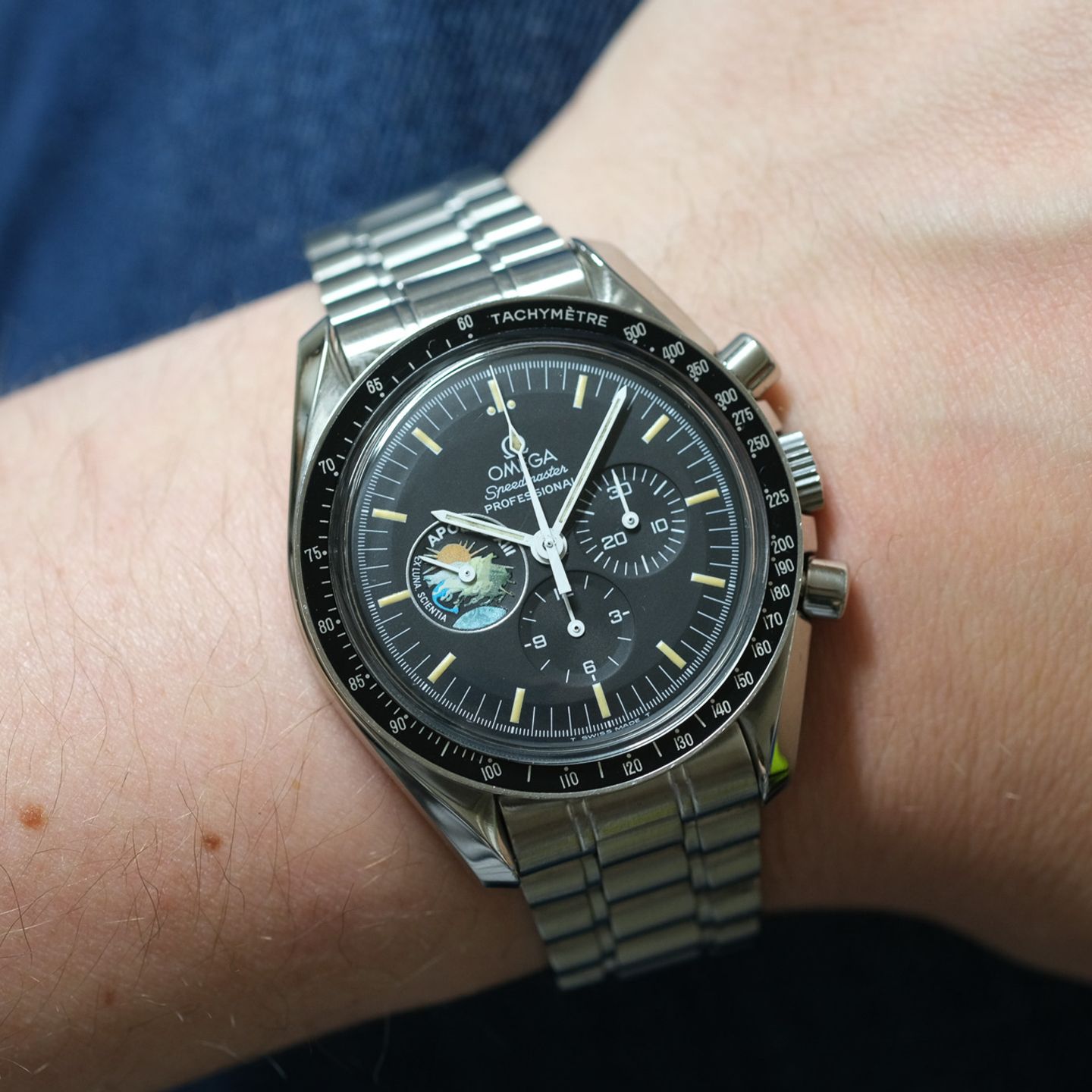 Omega Speedmaster Professional Moonwatch 3595.52.00 (1995) - Black dial 42 mm Steel case (1/8)