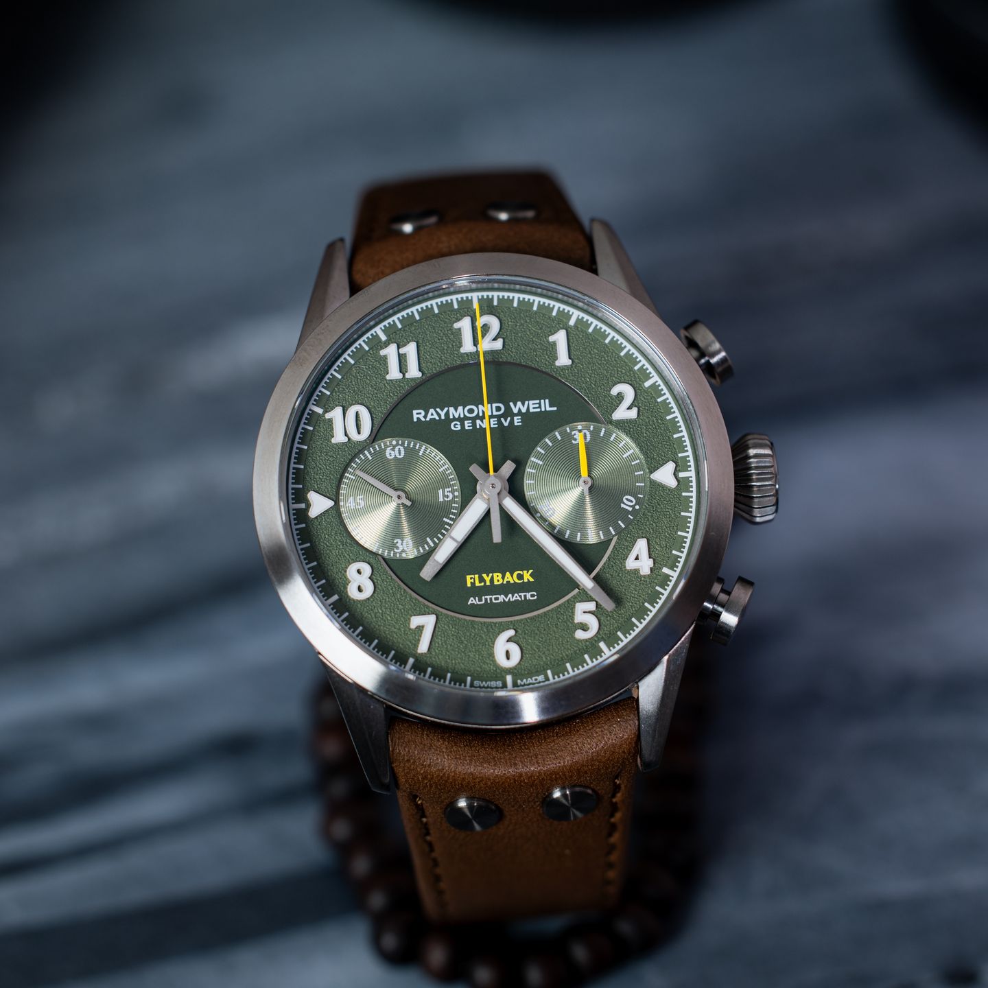 Raymond Weil Freelancer 7783-TIC-05520 (2025) - Green dial 42 mm Steel case (2/7)