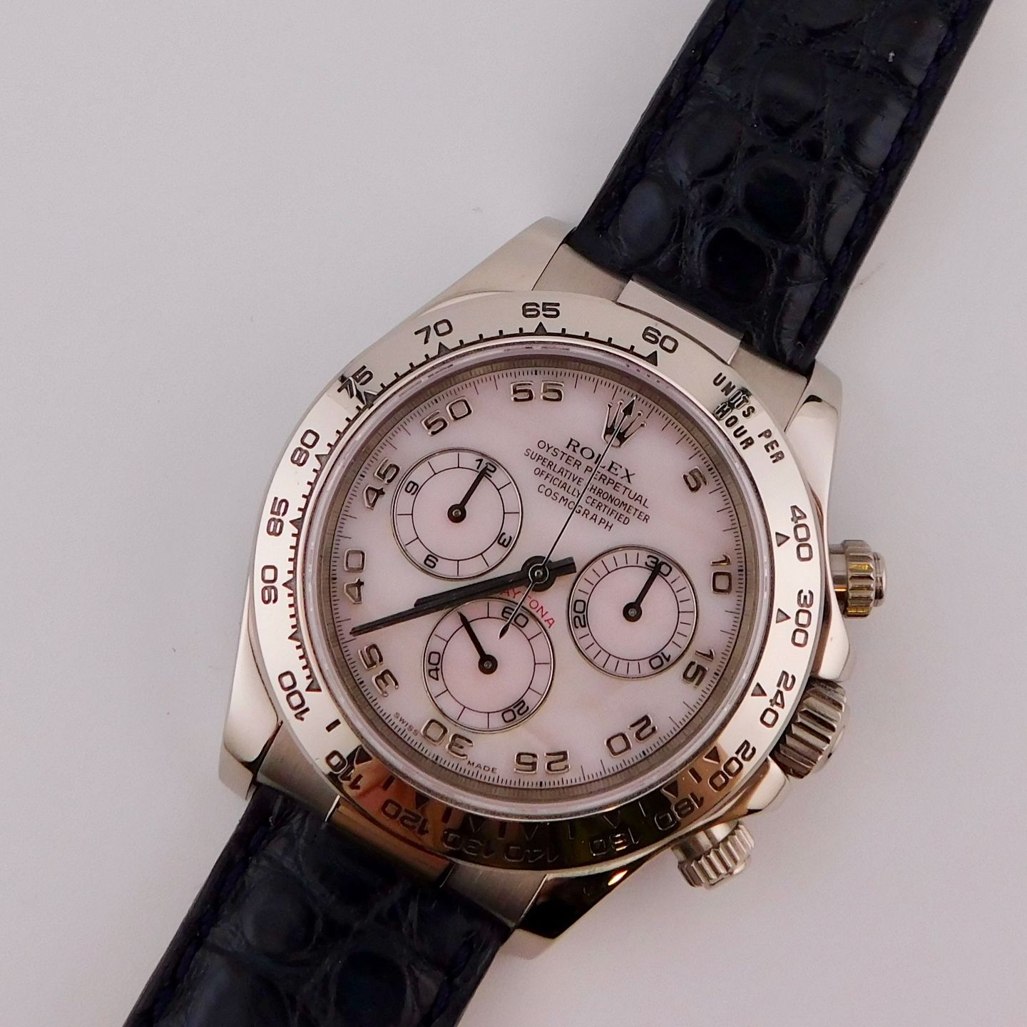 Rolex Daytona 116519 (2003) - Pearl dial 40 mm White Gold case (1/6)