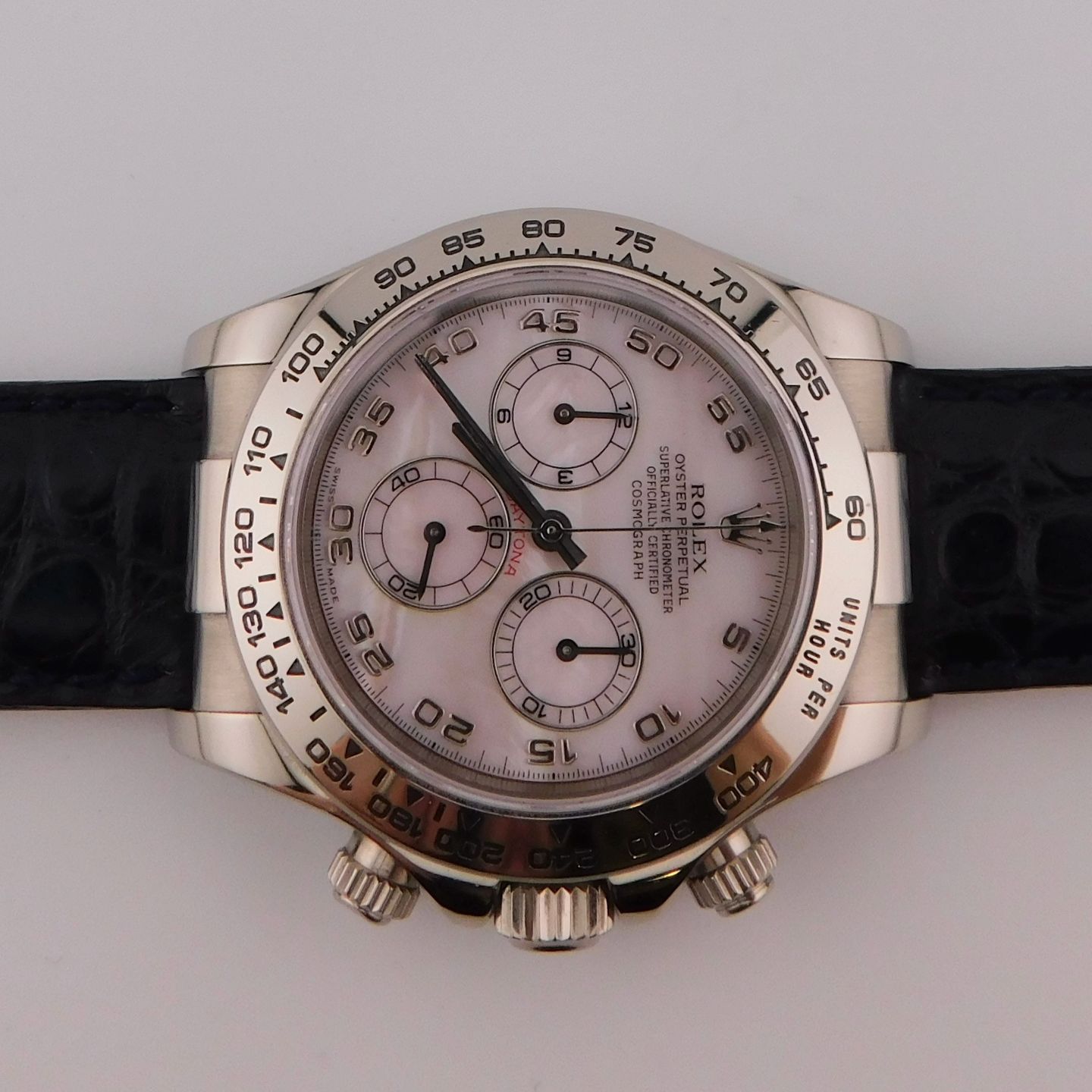 Rolex Daytona 116519 (2003) - Pearl dial 40 mm White Gold case (4/6)