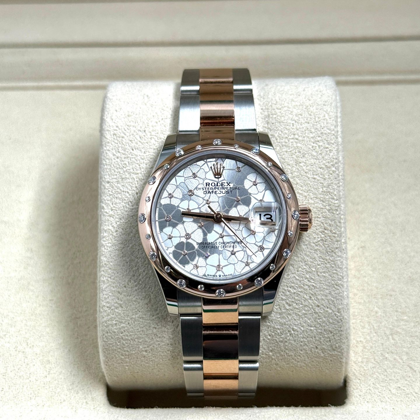 Rolex Datejust 31 278341RBR SILVER FLOWER OYS - (1/5)
