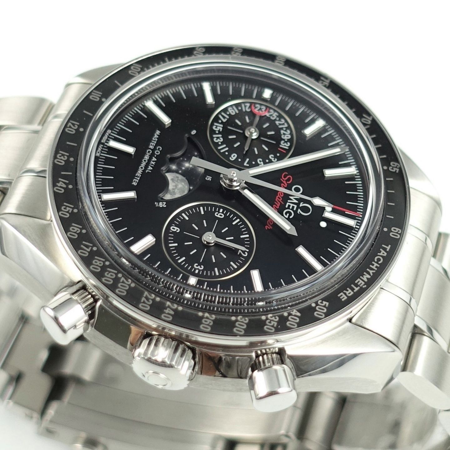 Omega Speedmaster Professional Moonwatch Moonphase 304.30.44.52.01.001 (2024) - Zwart wijzerplaat 44mm Staal (5/8)