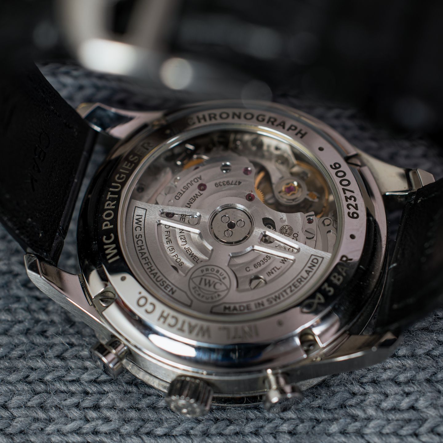 IWC Portuguese Chronograph IW371615 (2020) - Green dial 41 mm Steel case (4/5)