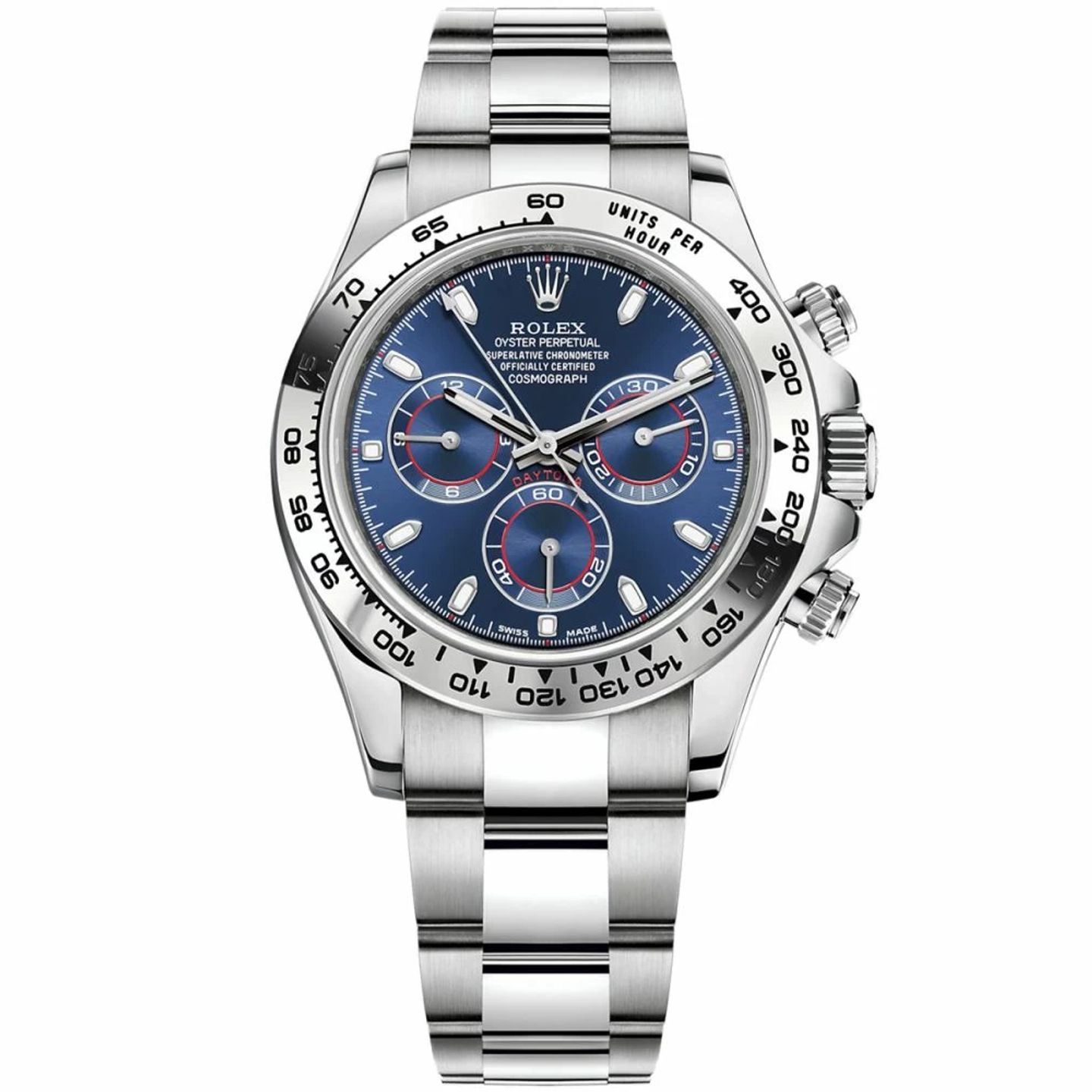 Rolex Daytona 116509 (2023) - Blue dial 40 mm White Gold case (1/2)