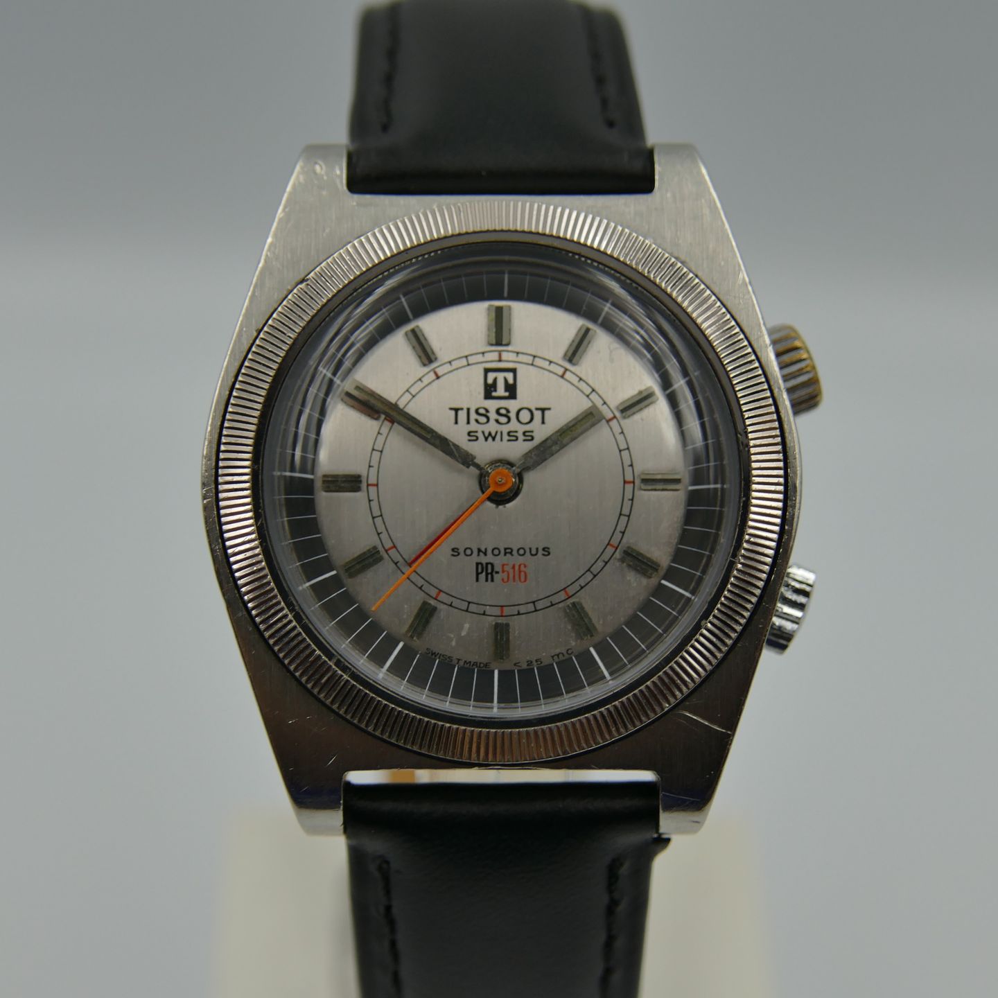 Tissot Vintage 70's vintage watch mens Tissot PR 516 Sonorous Alarm AS1931 ref 40514 -3X - (2/8)