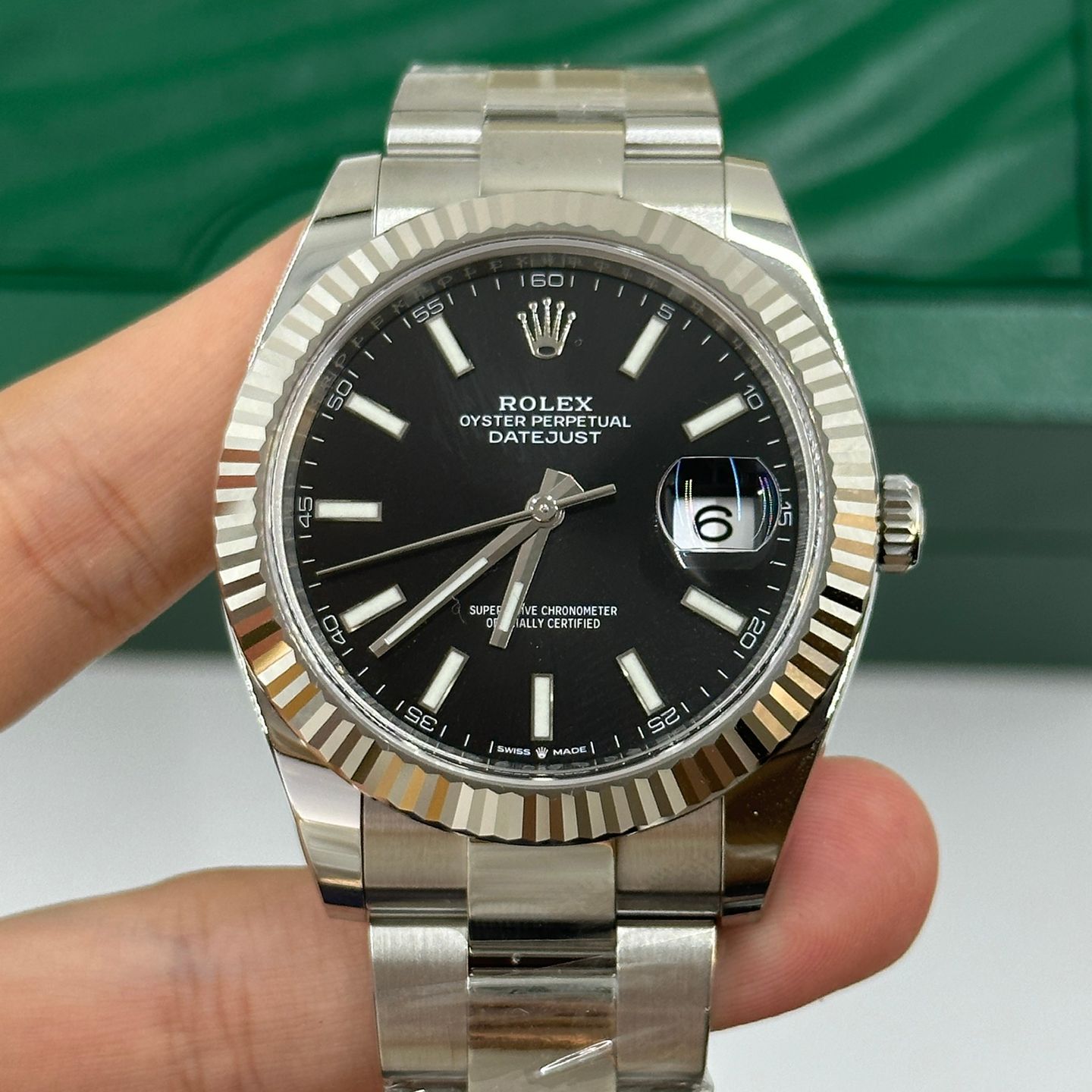 Rolex Datejust 41 126334 (2022) - Zwart wijzerplaat 41mm Staal (6/8)