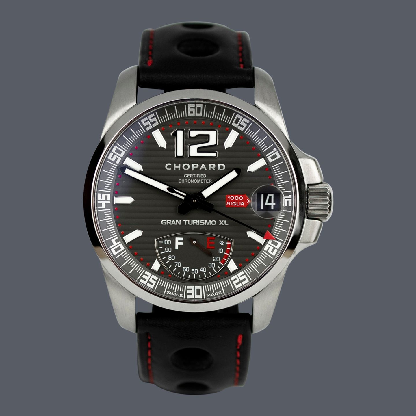 Chopard Mille Miglia 168457-3005 (2010) - Grijs wijzerplaat 44mm Titanium (1/1)