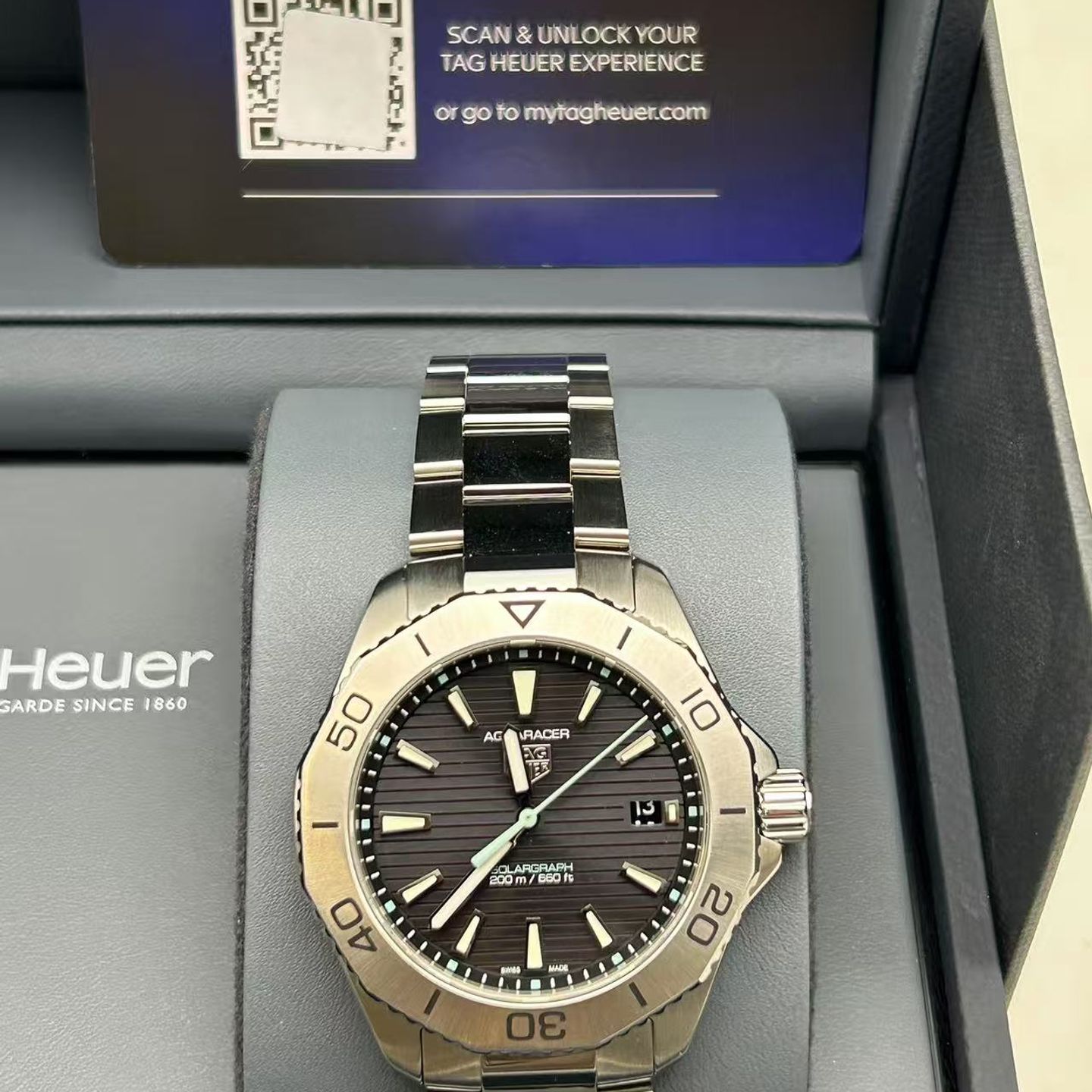 TAG Heuer Aquaracer WBP1114.BA0000 (2023) - Black dial 40 mm Steel case (2/8)
