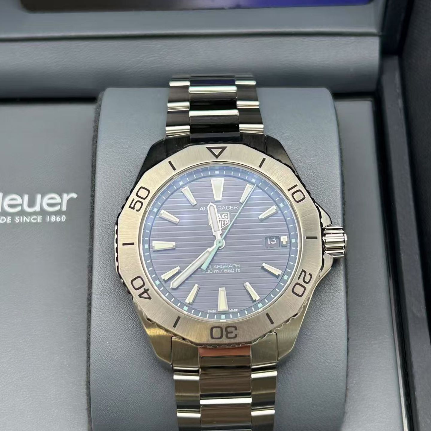 TAG Heuer Aquaracer WBP1114.BA0000 (2023) - Black dial 40 mm Steel case (6/8)