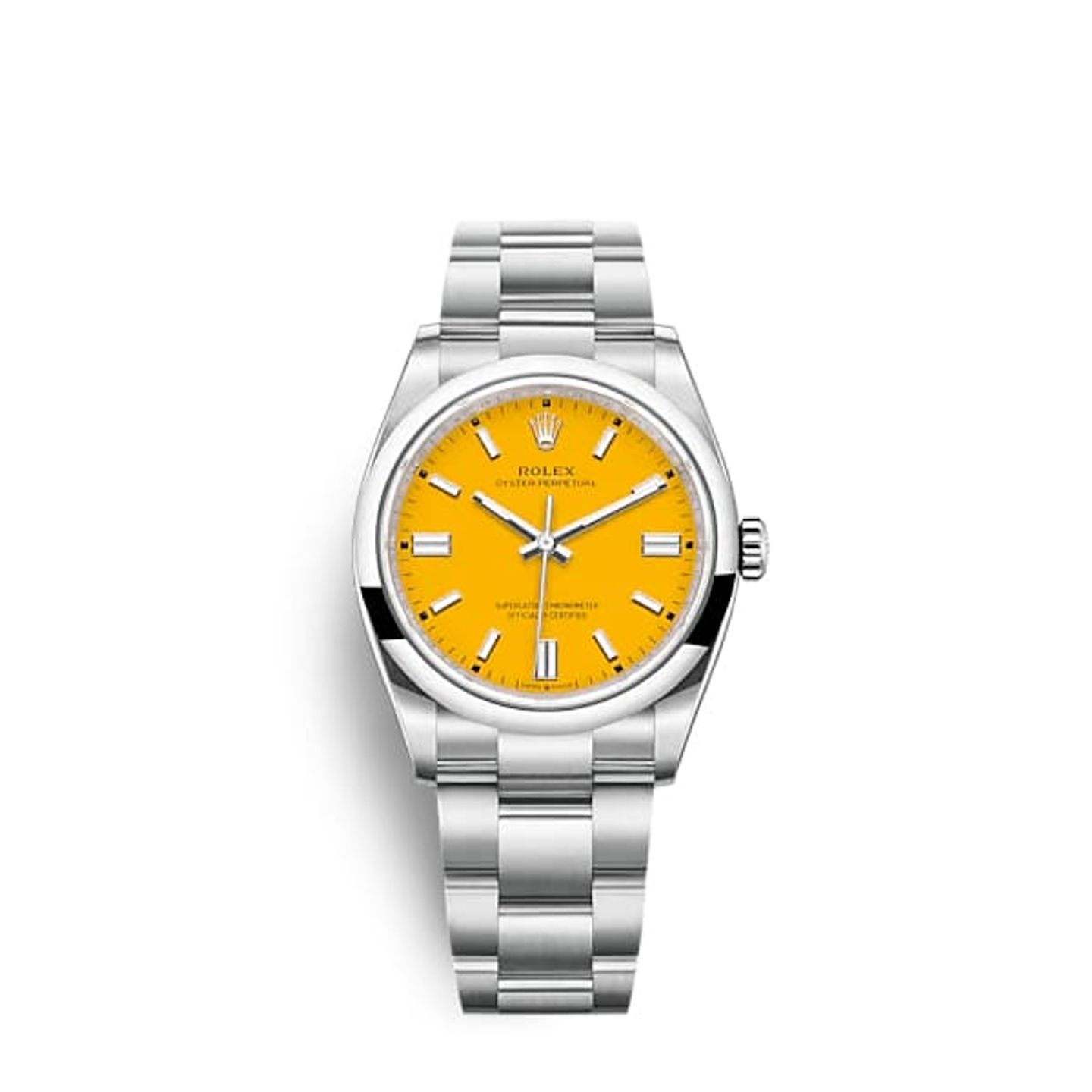 Rolex Oyster Perpetual 36 126000 (Unknown (random serial)) - Yellow dial 36 mm Steel case (1/1)