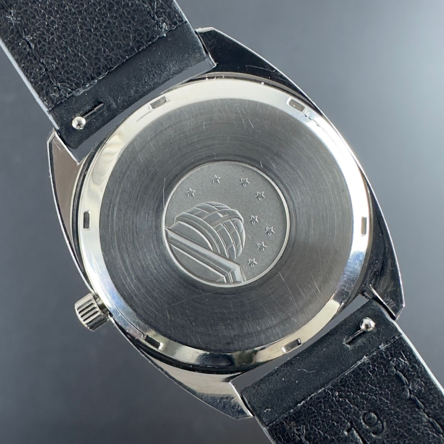 Omega Constellation 168.0056 (1972) - Blue dial 35 mm Steel case (3/8)