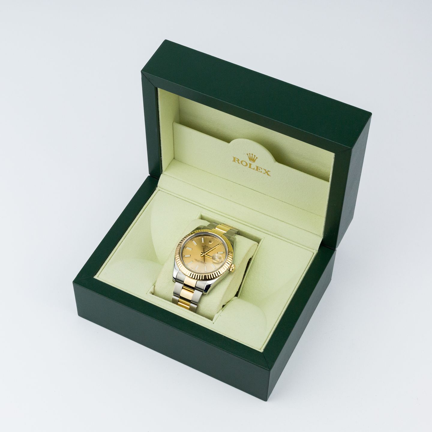 Rolex Datejust II 116333 (Unknown (random serial)) - Champagne dial 41 mm Gold/Steel case (2/8)