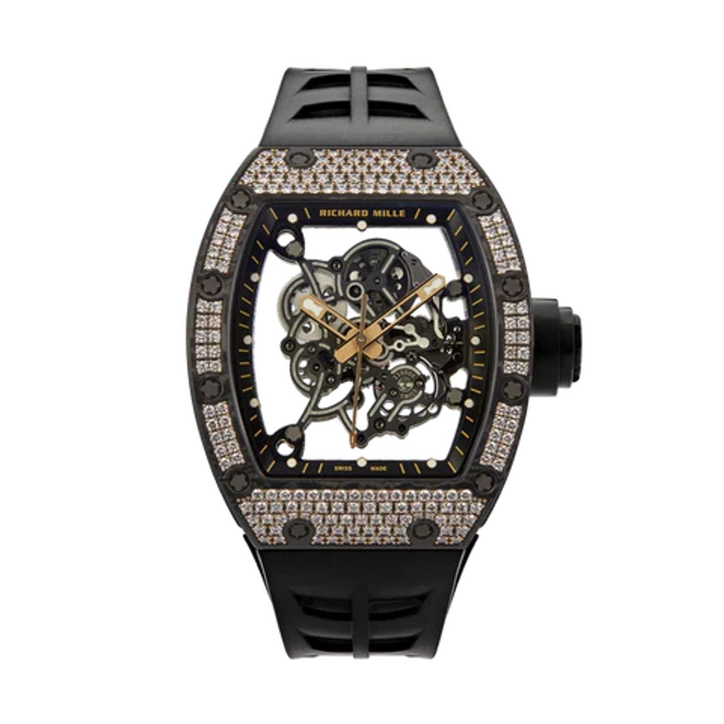 Richard Mille RM 055 RM055 (2021) - Transparant wijzerplaat 43mm Carbon (1/1)