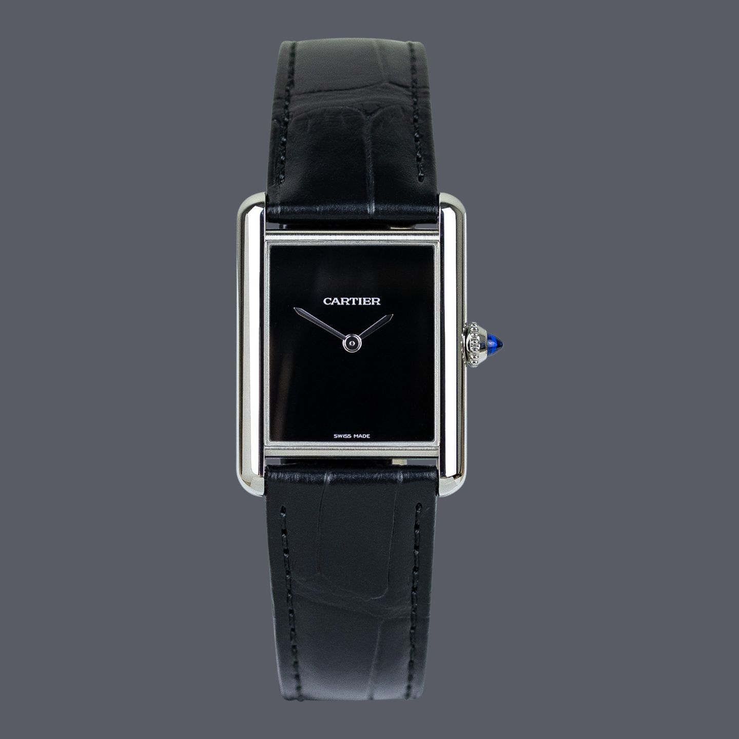 Cartier Tank WSTA0072 (2023) - Black dial 34 mm Steel case (1/1)
