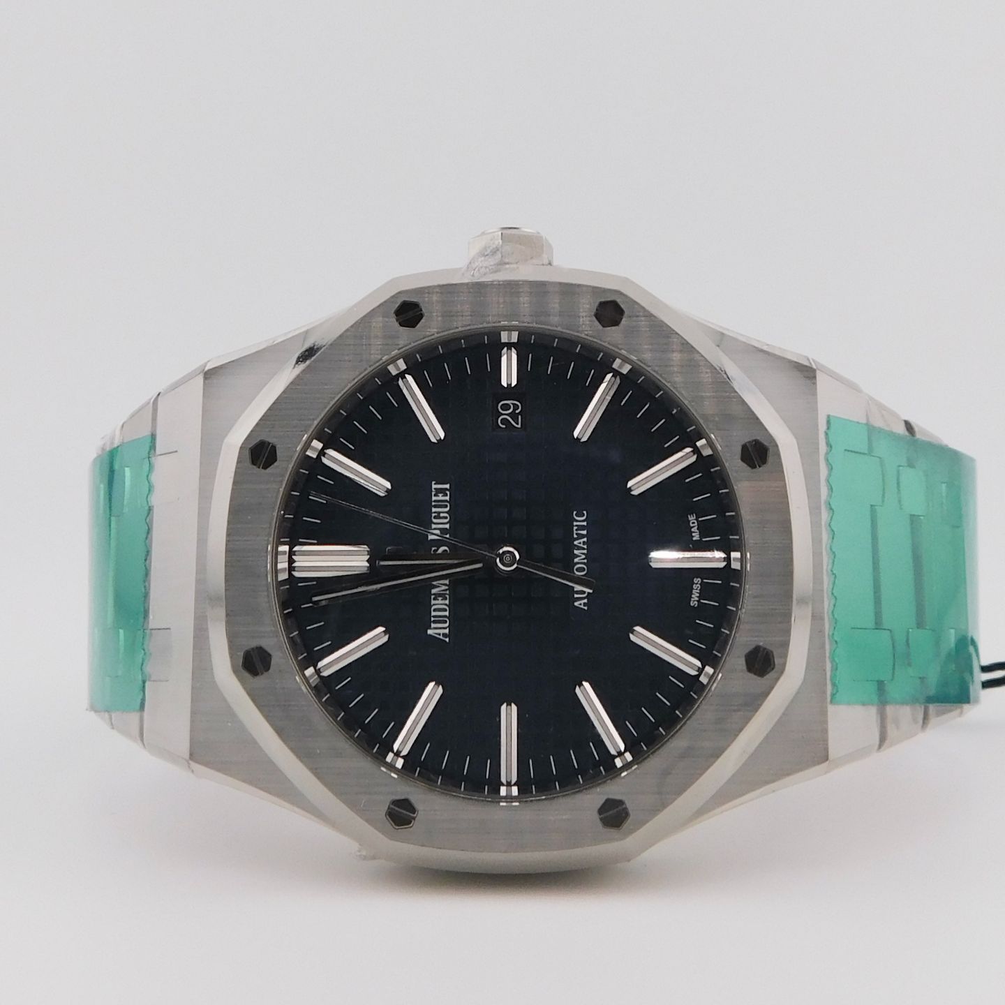 Audemars Piguet Royal Oak Selfwinding 15400ST.OO.1220ST.03.A (2017) - Blue dial 41 mm Steel case (4/6)