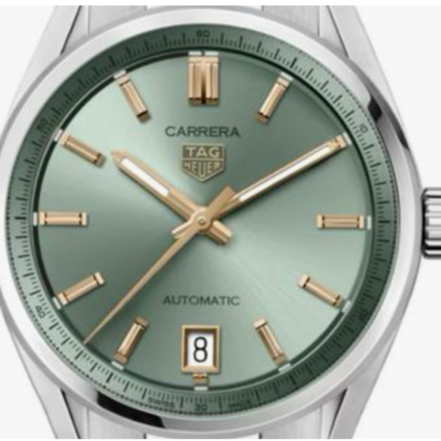 TAG Heuer Carrera WBN2312.BA0001 (2024) - Groen wijzerplaat 36mm Staal (1/1)