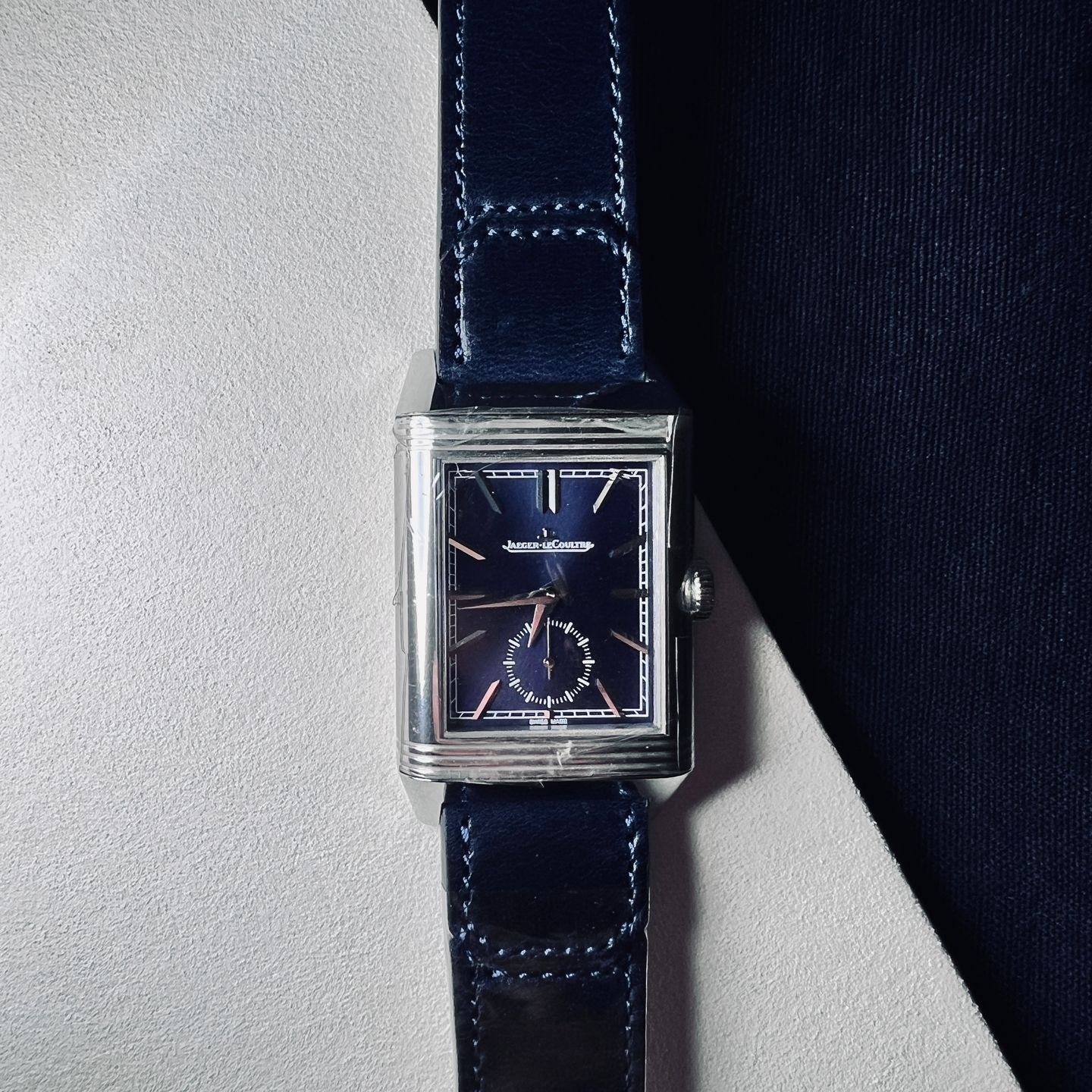 Jaeger-LeCoultre Reverso Duoface Q3988482 (2020) - Blue dial 28 mm Steel case (1/8)