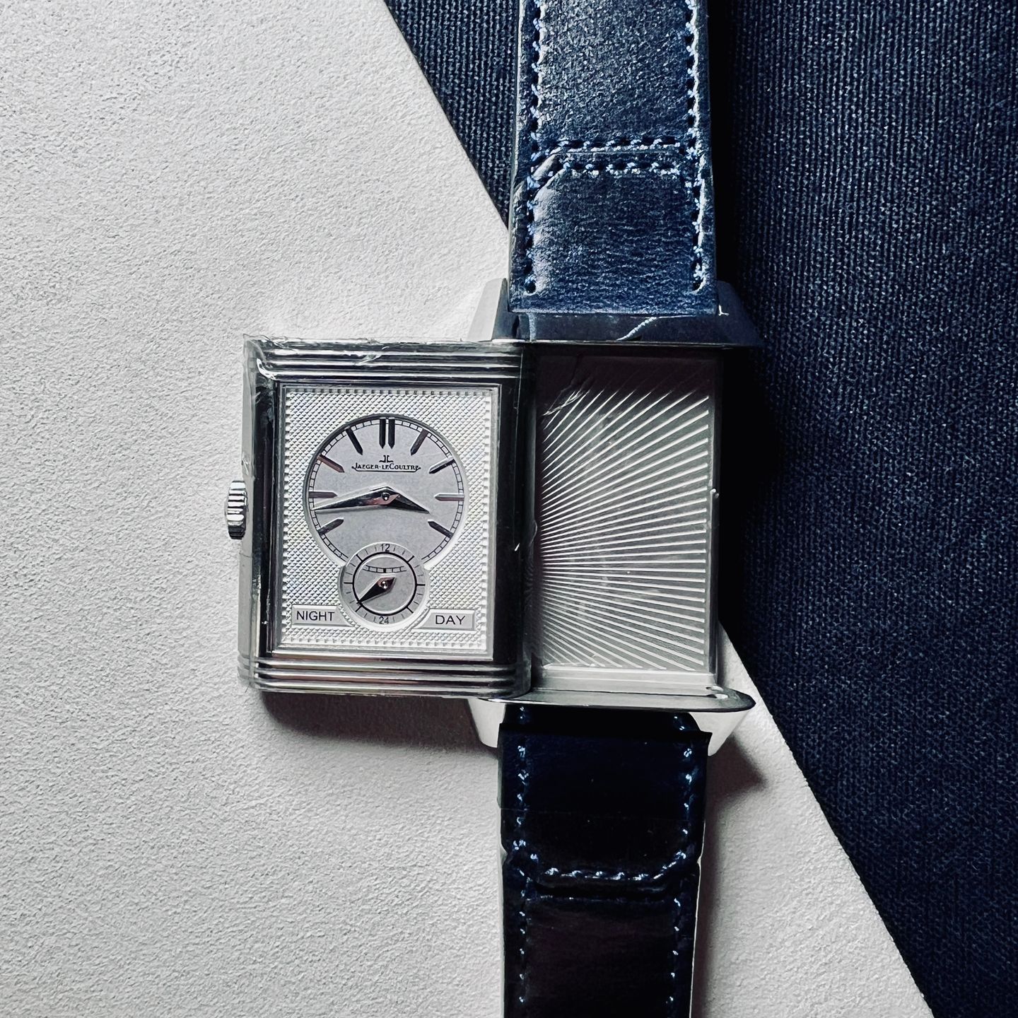 Jaeger-LeCoultre Reverso Duoface Q3988482 (2020) - Blue dial 28 mm Steel case (6/8)