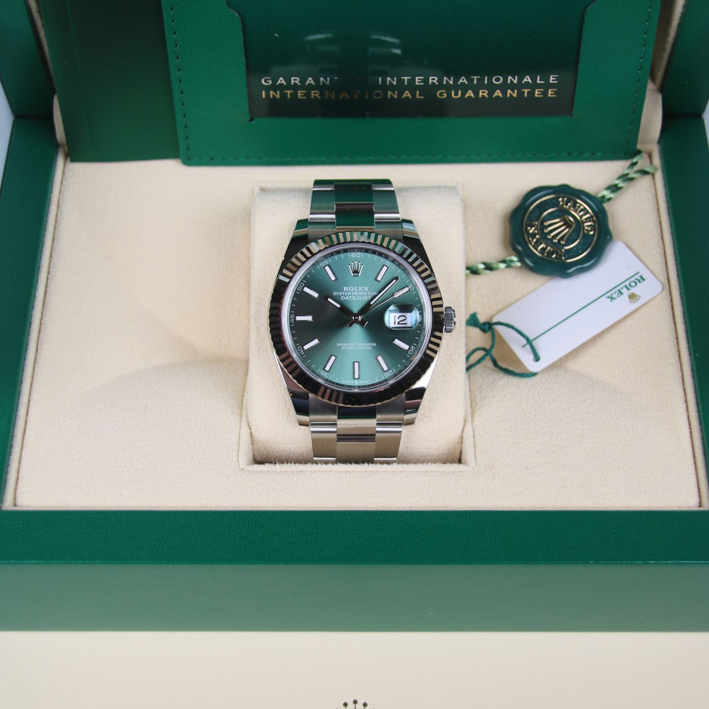 Rolex Datejust 41 126334 (2025) - Groen wijzerplaat 41mm Staal (3/5)