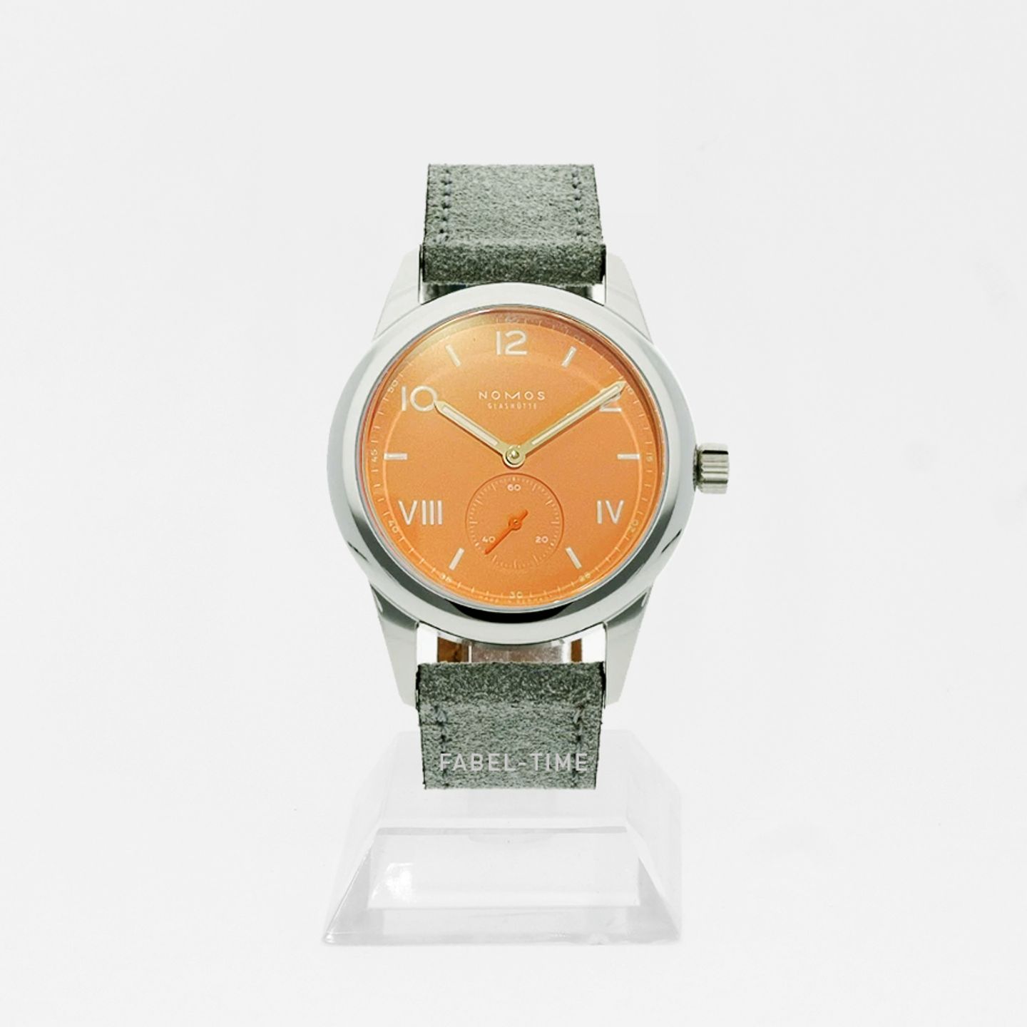 NOMOS Club Campus 714 (2024) - Oranje wijzerplaat 36mm Staal (1/1)