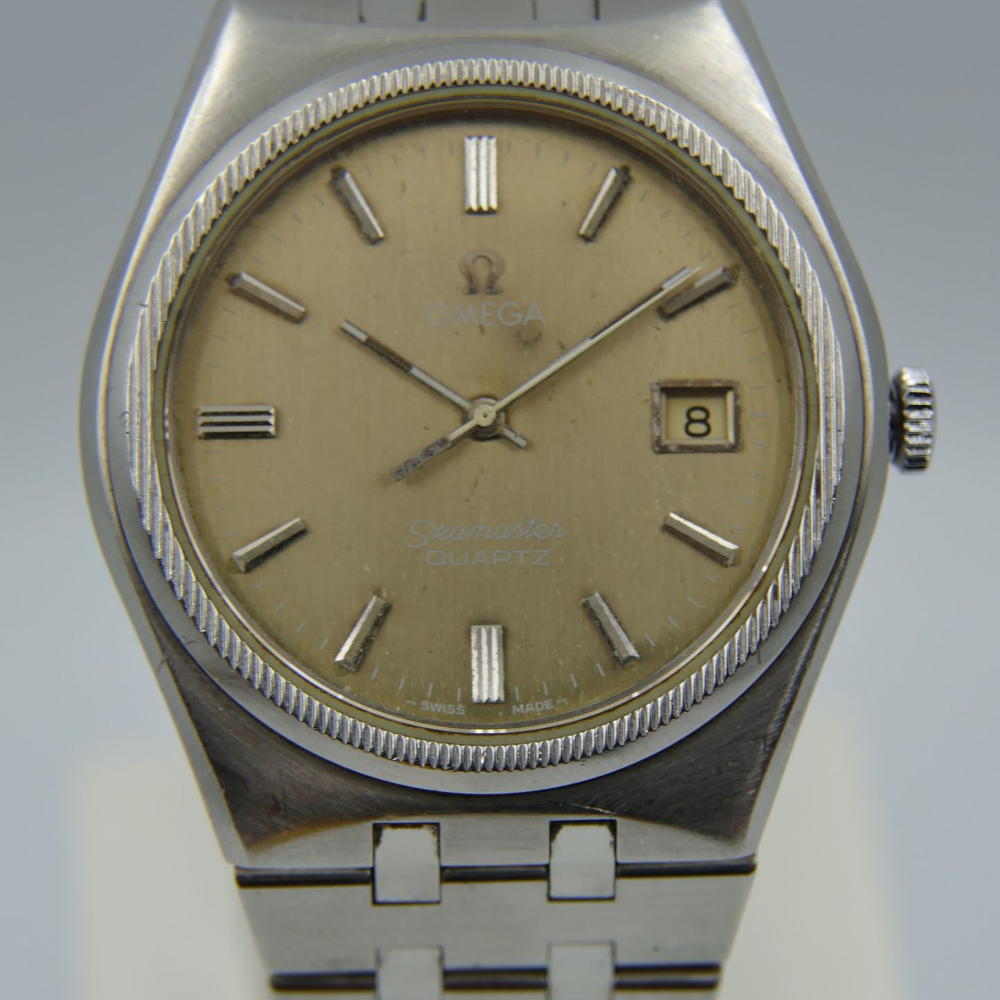 Omega Seamaster Seamaster quartz cal. 1342 ref. 196.0134 / 396.0873 vintage 70's royal oak - (2/8)