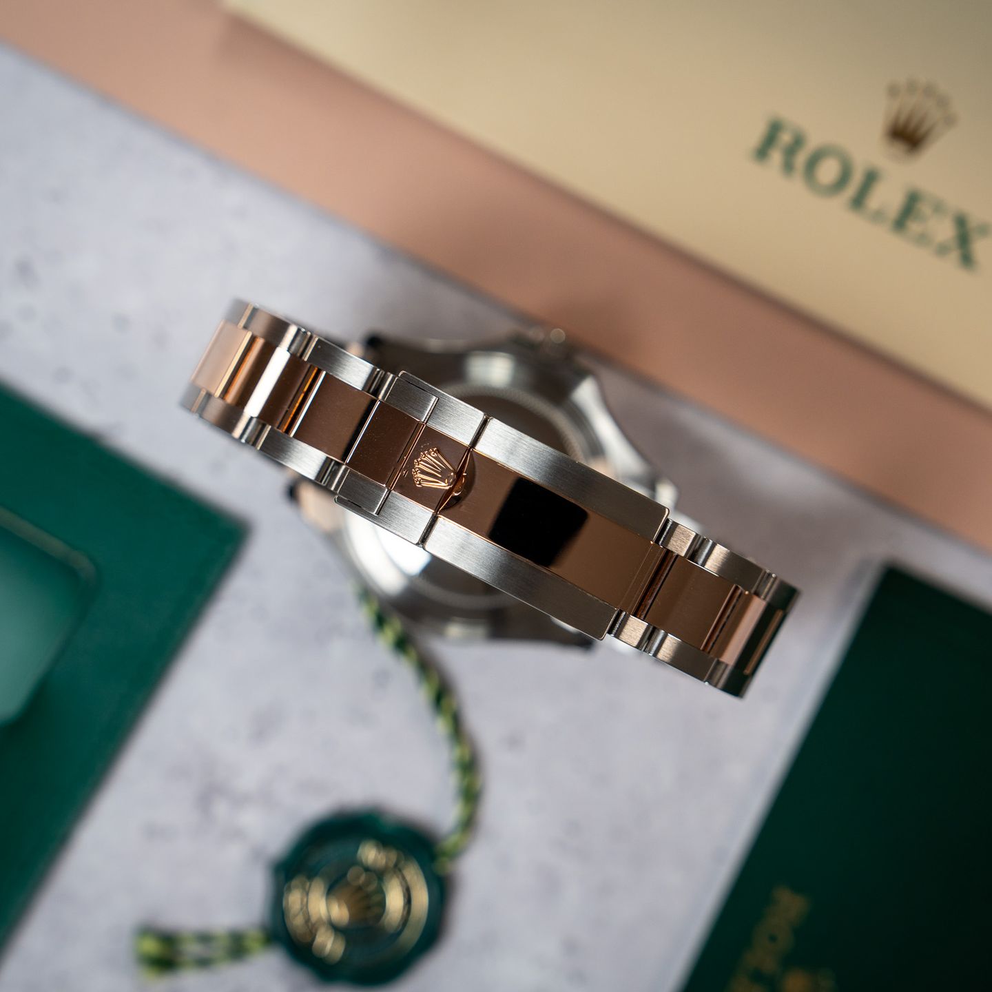 Rolex Yacht-Master 40 126621 (2023) - Brown dial 40 mm Gold/Steel case (3/8)