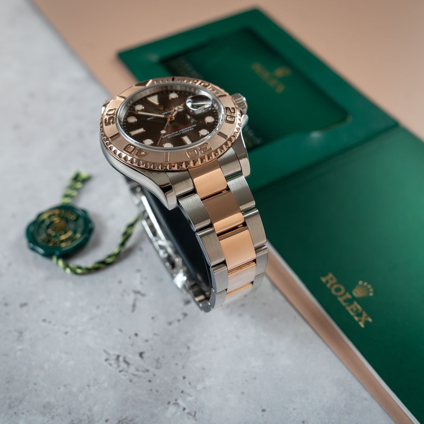 Rolex Yacht-Master 40 126621 (2023) - Brown dial 40 mm Gold/Steel case (6/8)