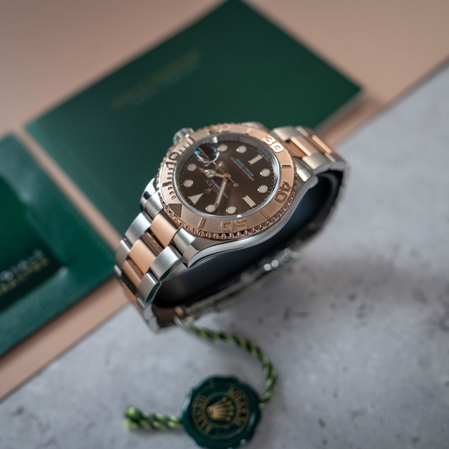 Rolex Yacht-Master 40 126621 (2023) - Brown dial 40 mm Gold/Steel case (5/8)