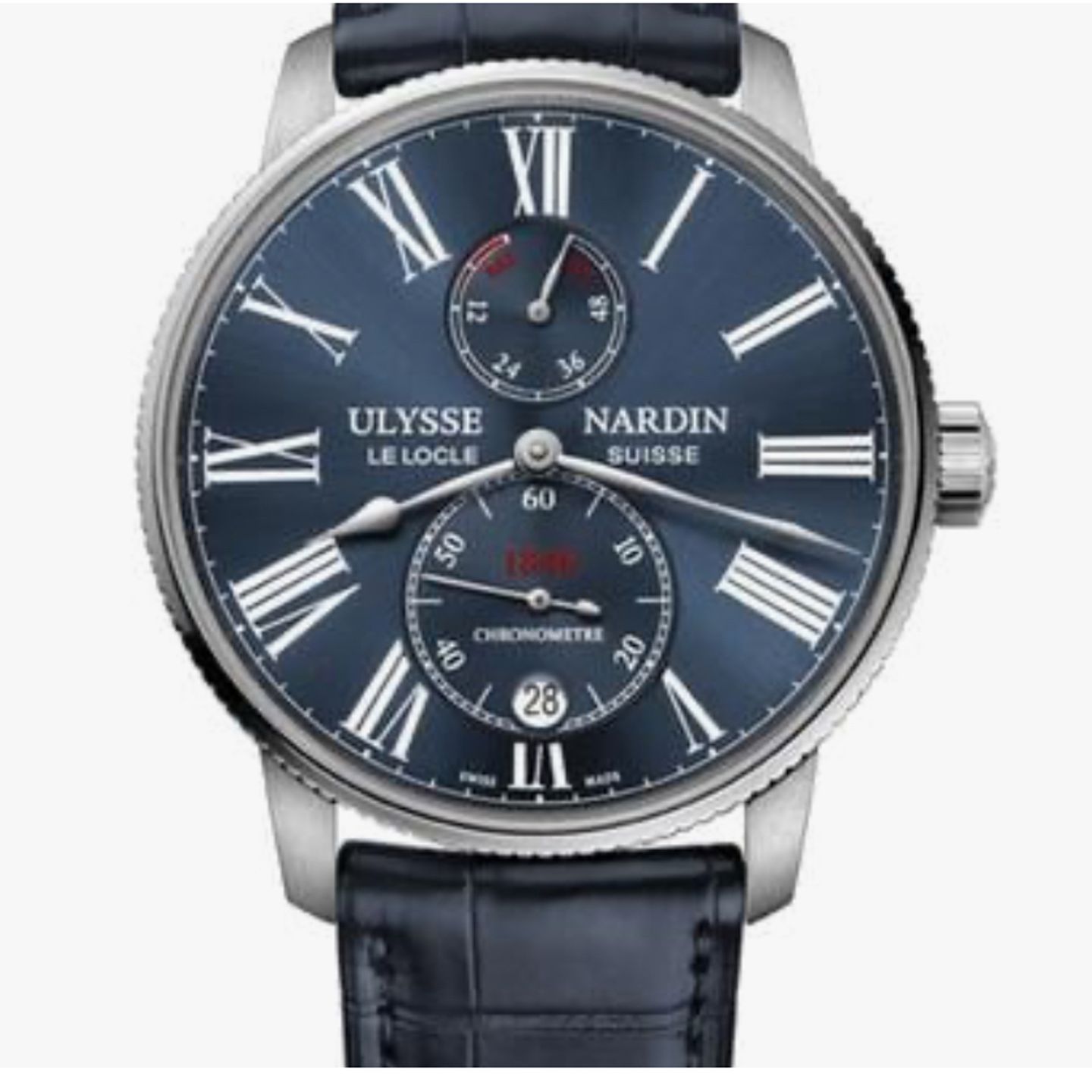 Ulysse Nardin Marine Torpilleur 1183-310/43 (2024) - Blauw wijzerplaat 42mm Staal (1/1)