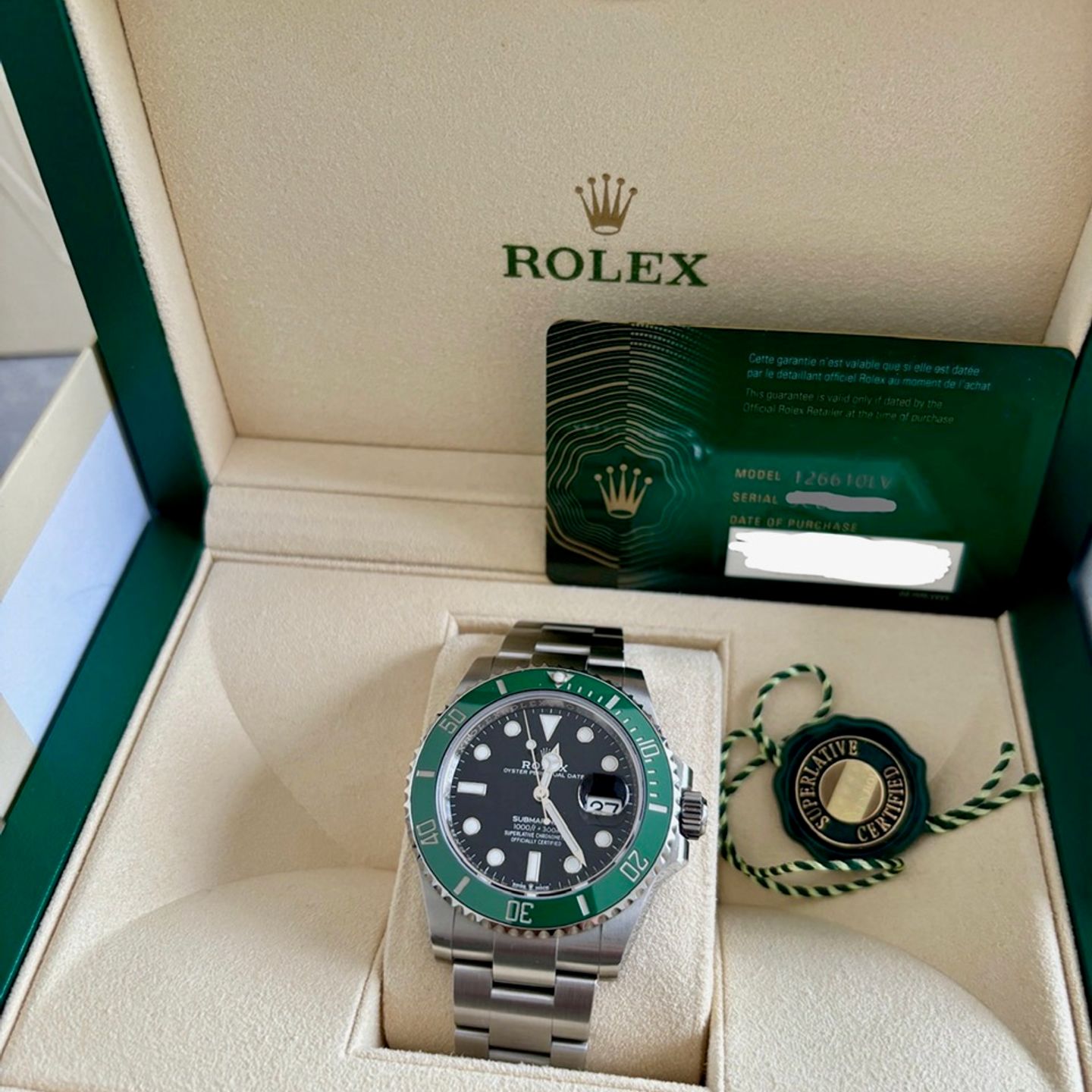 Rolex Submariner Date 126610LV (2023) - Black dial 41 mm Steel case (7/8)