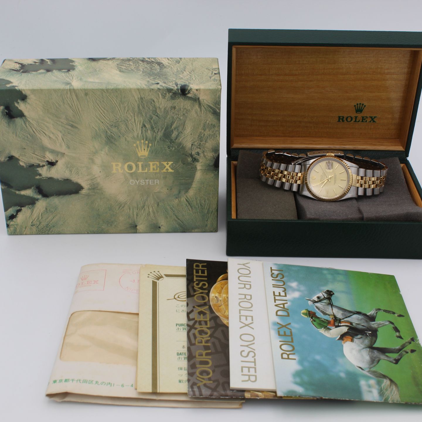 Rolex Datejust 36 16233 (1992) - Champagne dial 36 mm Gold/Steel case (2/8)