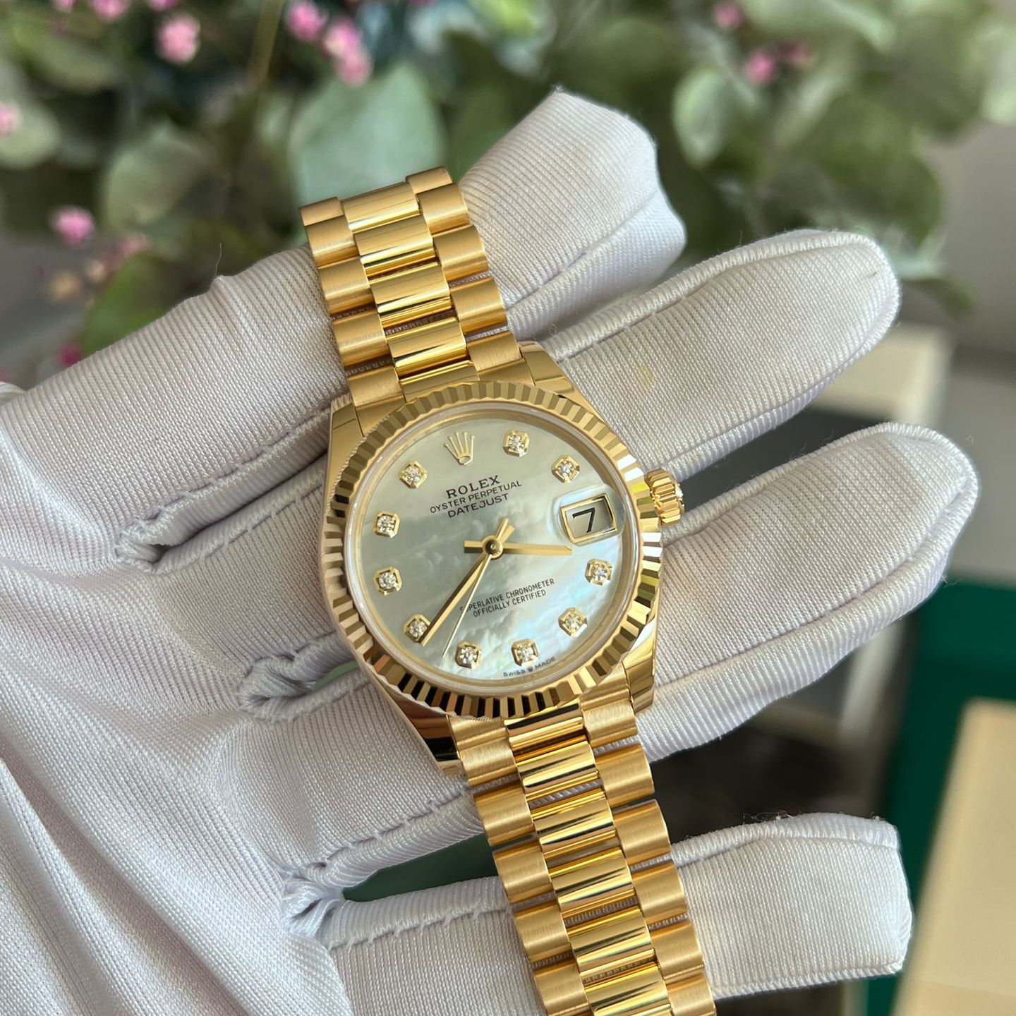 Rolex Datejust 31 278278 (2025) - Unknown dial 31 mm Yellow Gold case (8/8)