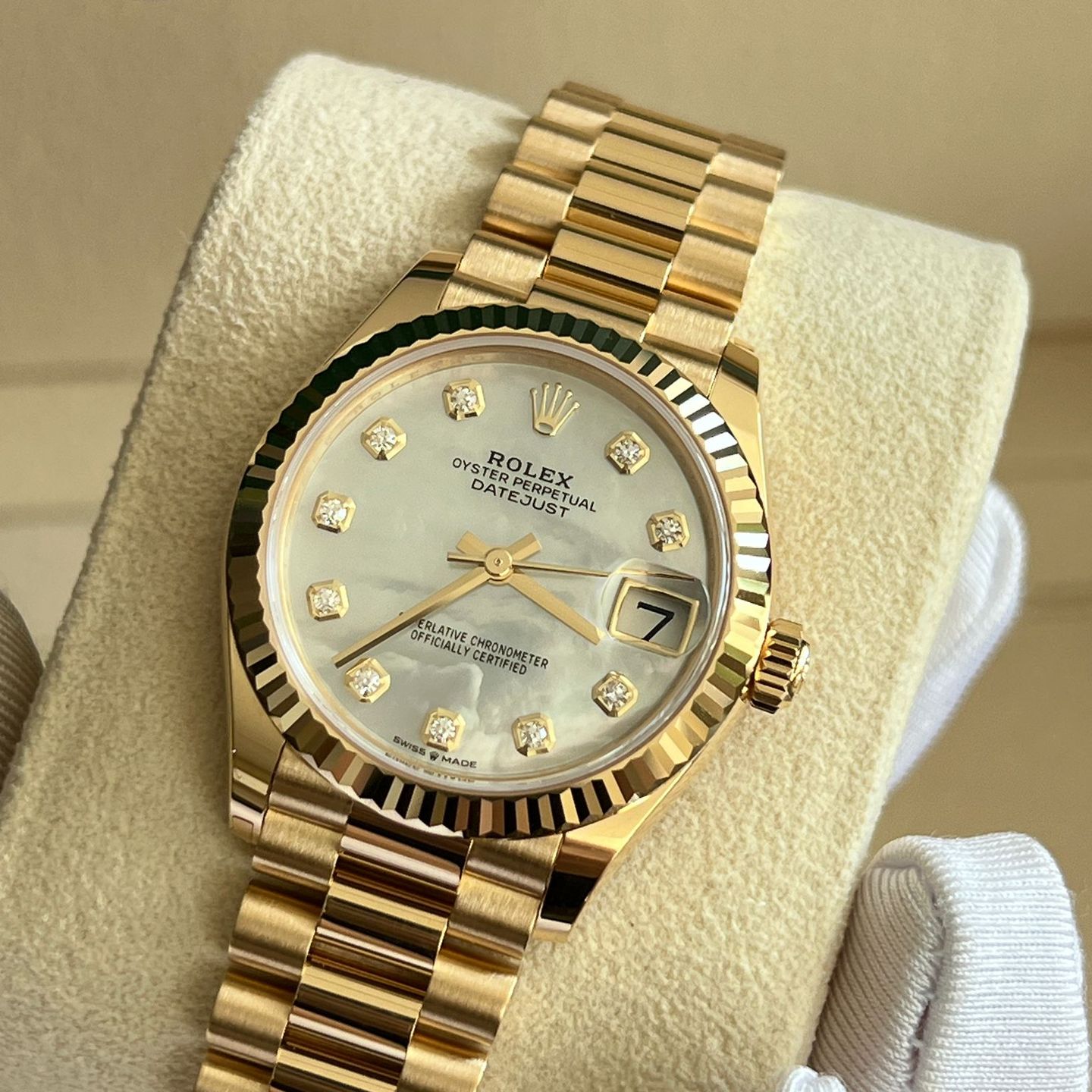 Rolex Datejust 31 278278 (2025) - Unknown dial 31 mm Yellow Gold case (2/8)