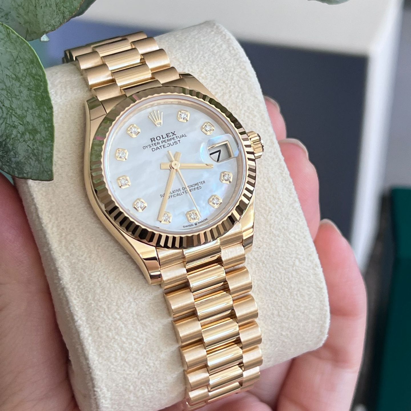 Rolex Datejust 31 278278 (2025) - Unknown dial 31 mm Yellow Gold case (1/8)