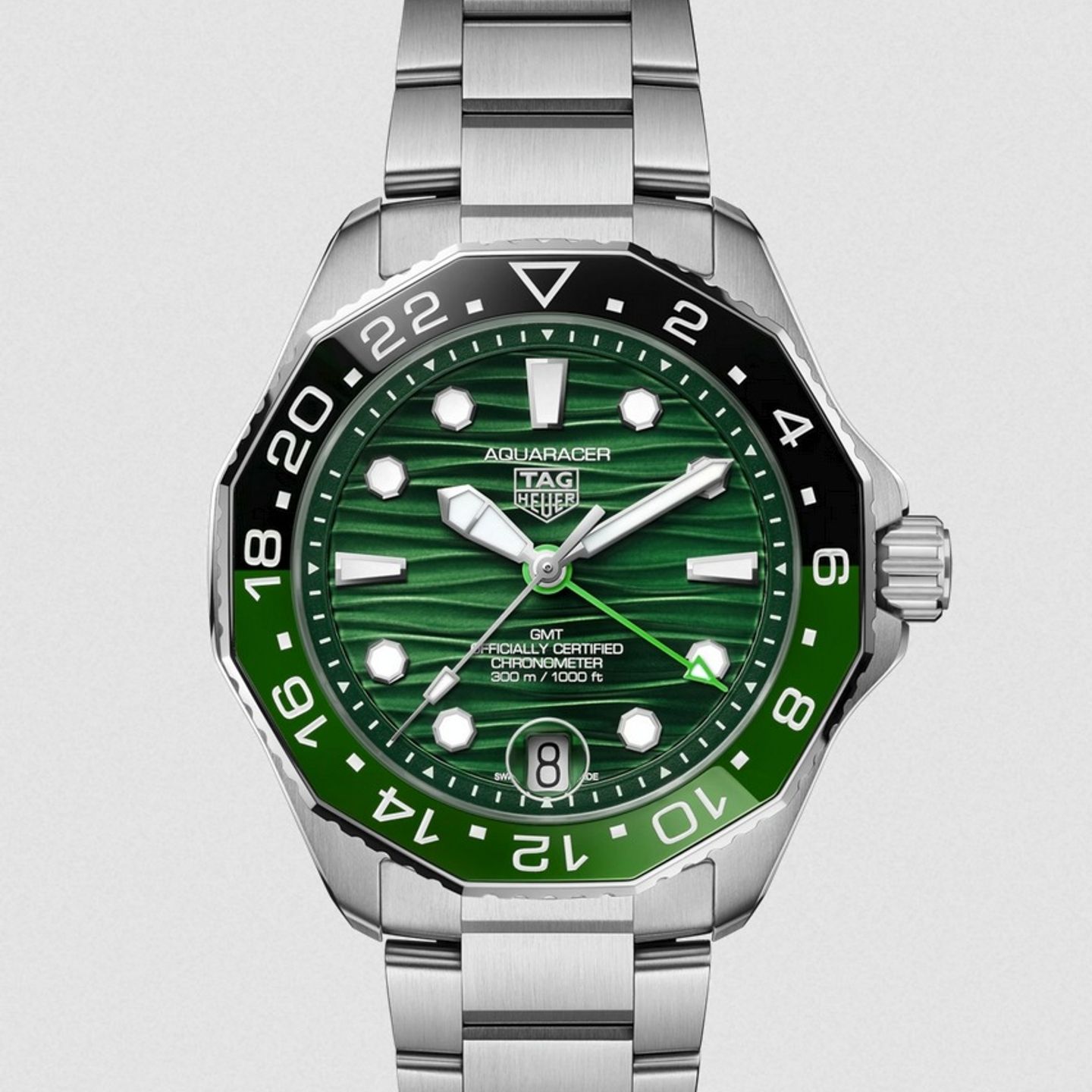 TAG Heuer Aquaracer 300M WBP5115.BA0013 (2025) - Green dial 42 mm Steel case (1/1)